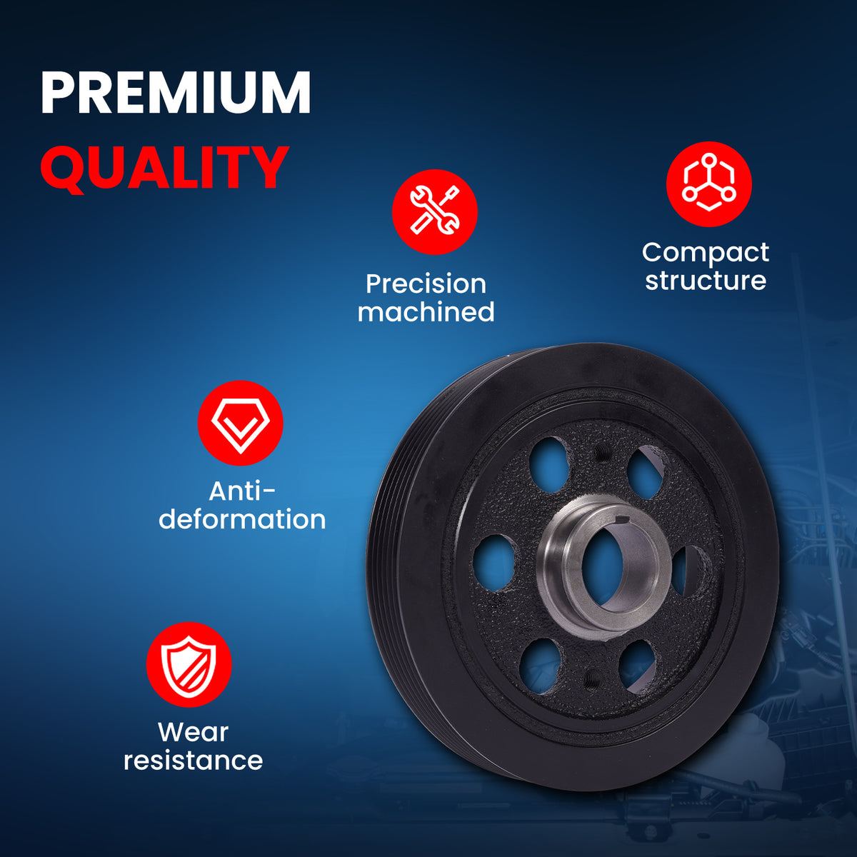 MOCA Engine Harmonic Balancer - HBA844