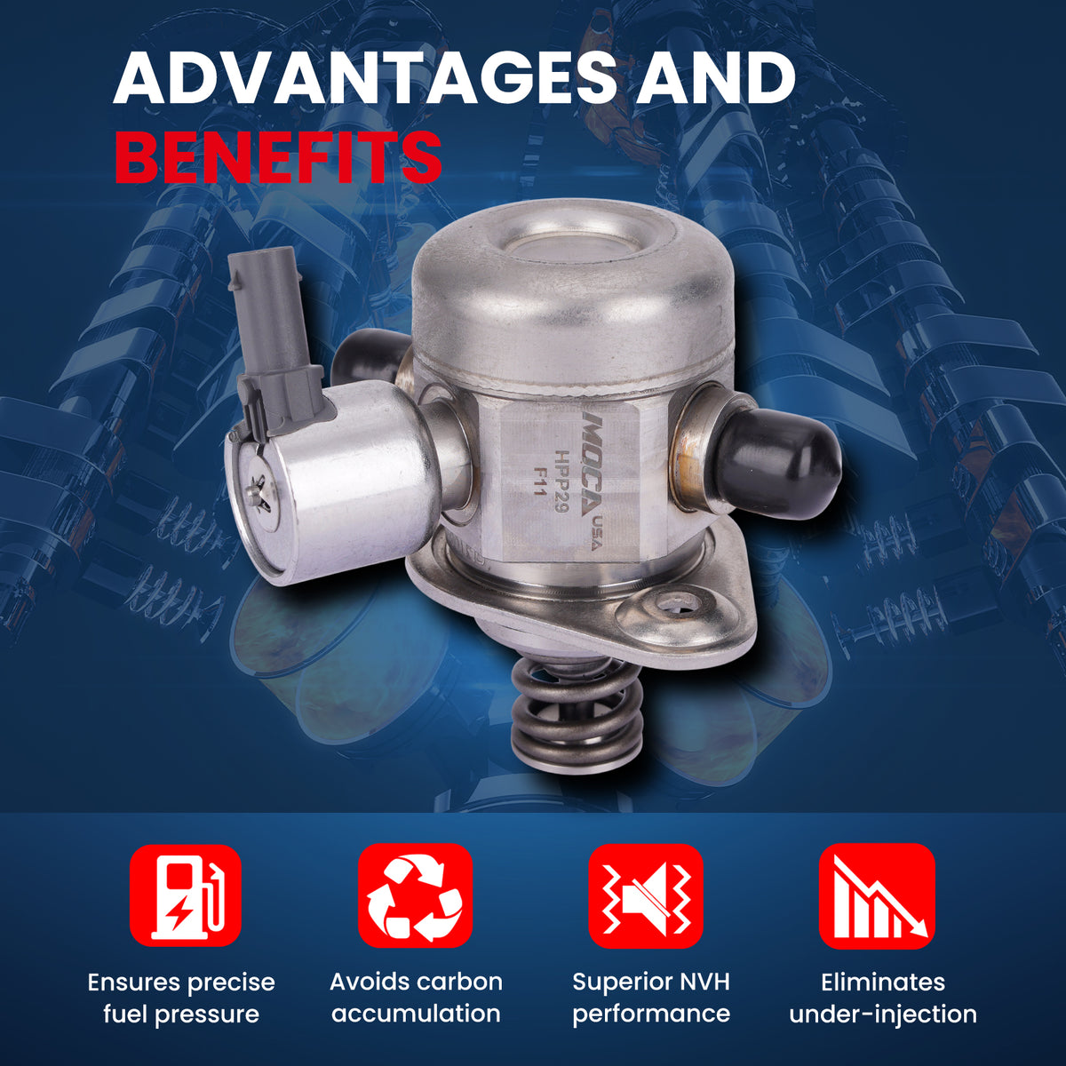 MOCA Direct Injection High Pressure Fuel Pump - HPP29