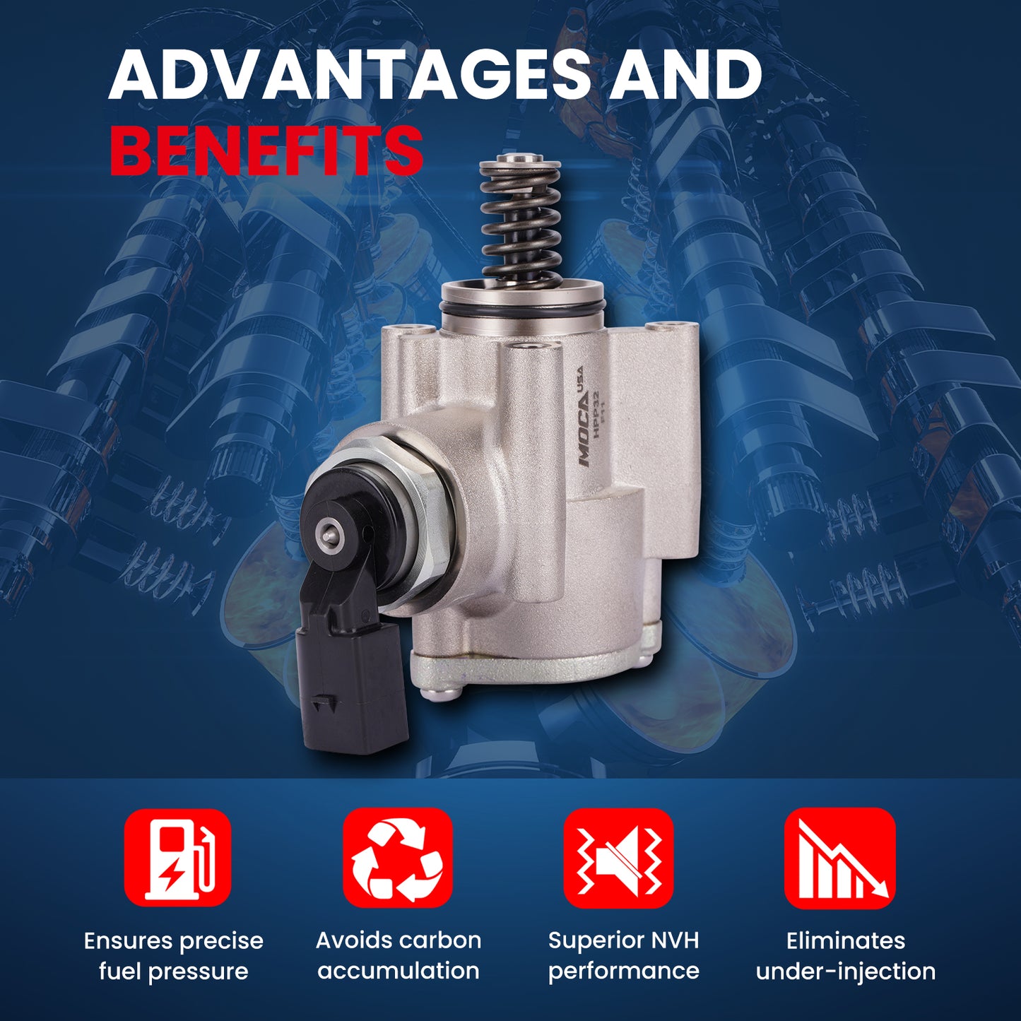MOCA Direct Injection High Pressure Fuel Pump - HPP32