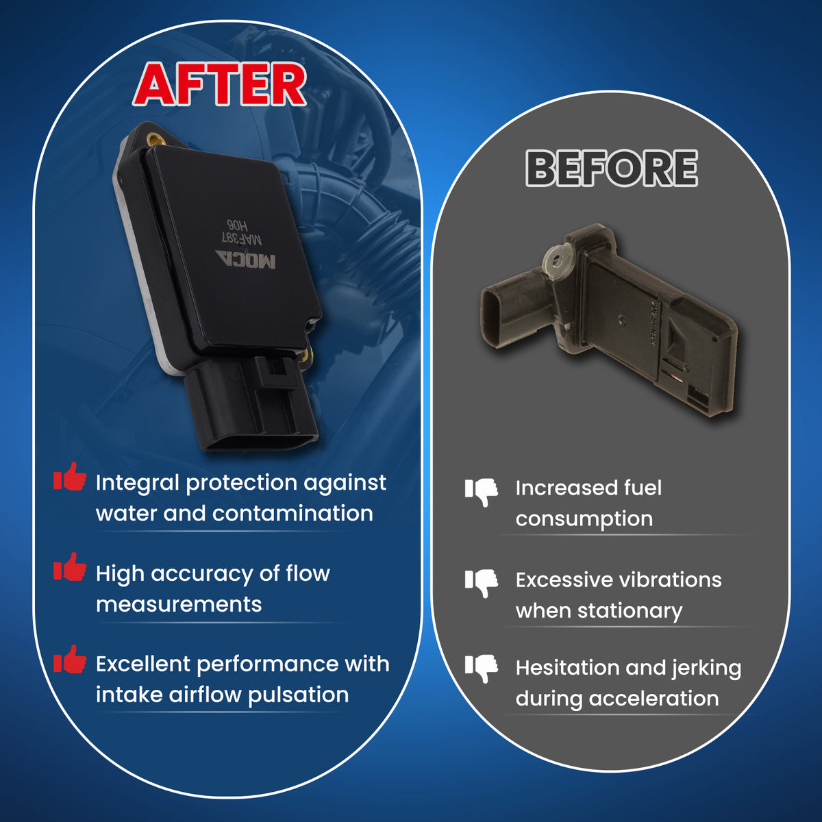 MOCA Mass Air Flow Sensor - MAF397