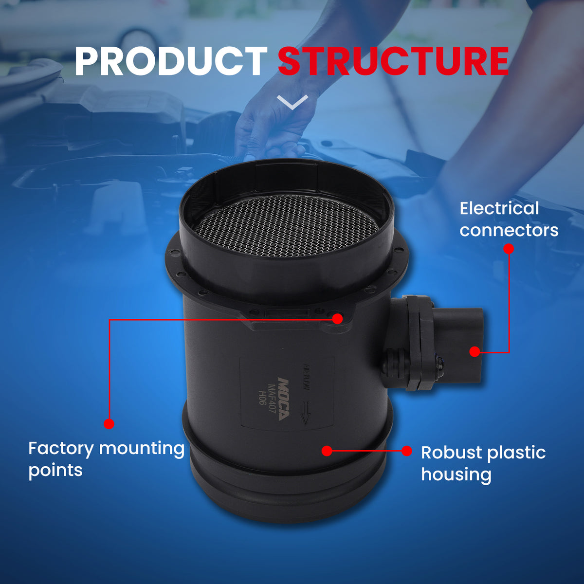 MOCA Mass Air Flow Sensor - MAF407