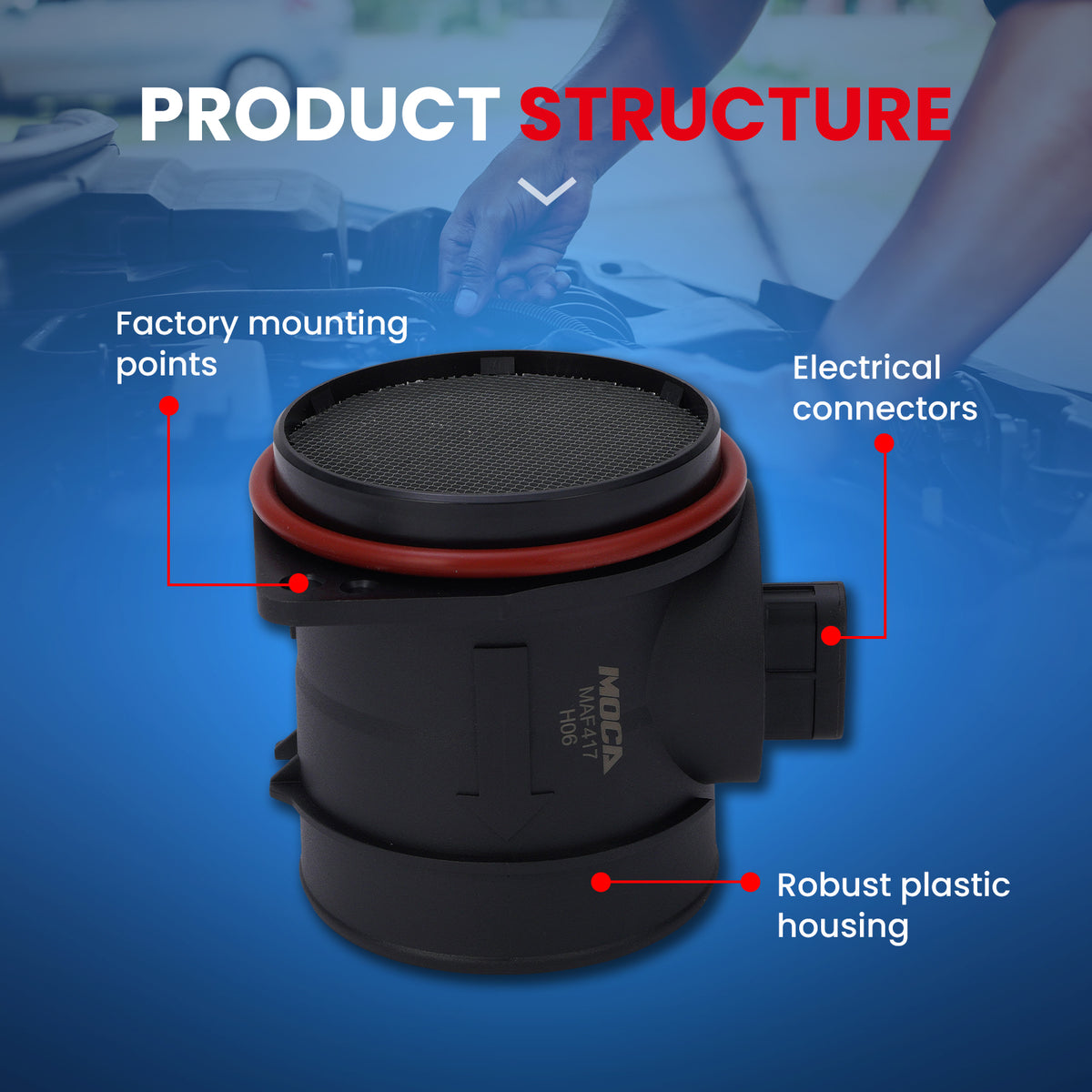 MOCA Mass Air Flow Sensor - MAF417