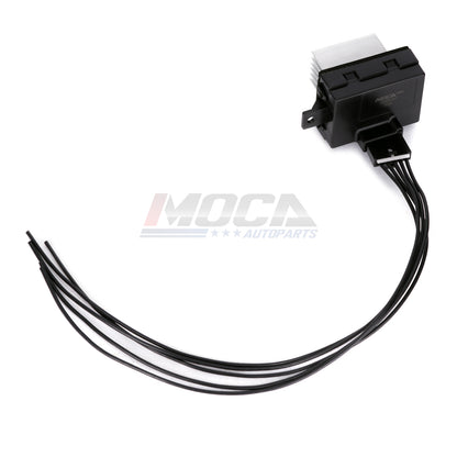 Kit de resistencia de motor de ventilador de HVAC MOCA 973-057 con arnés compatible con Ford Fusion 2010-2012, Lincoln MKZ 2010-2012 y Mercury Milan 2010-2011