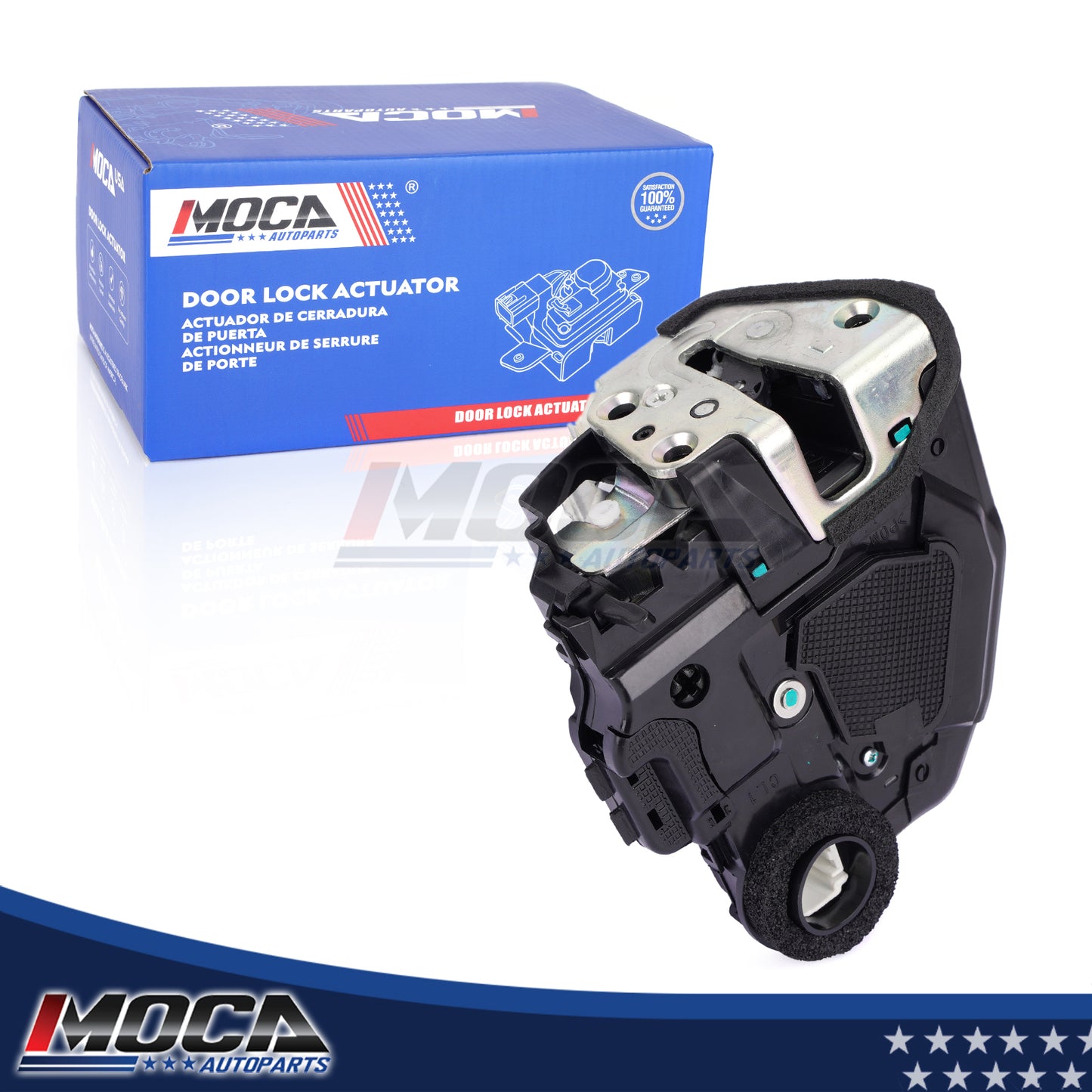 Actuador de cerradura de puerta trasera izquierda MOCA 931-486 compatible con Toyota Sequoia 2008-2019 y Toyota Tundra 2007-2019