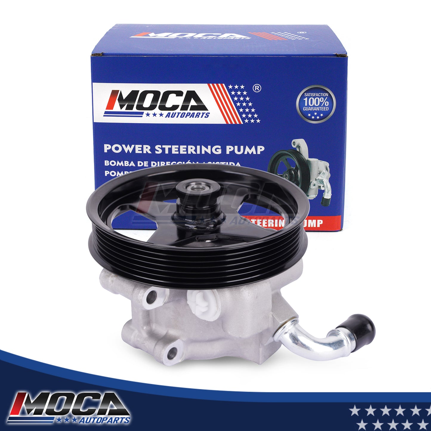 Bomba de dirección asistida MOCA compatible con Ford F-250 y F-350 Super Duty de 5,4 L (2008-2010)
