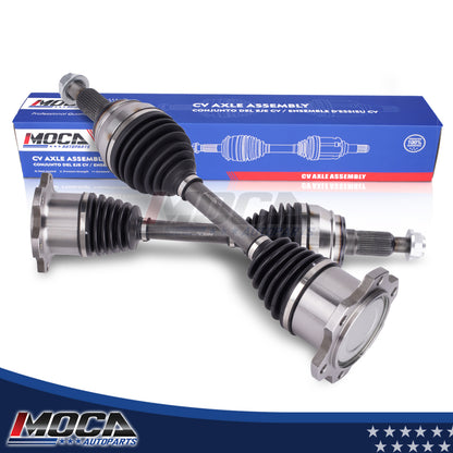 Conjunto de eje homocinético delantero izquierdo y derecho MOCA 2x compatible con Cadillac Escalade EXT 2002-2006, Chevrolet Suburban 1500 2000-2005 y GMC Yukon 2001-2006
