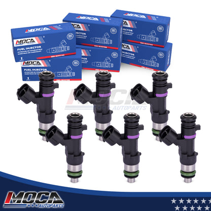 MOCA 6x Fuel Injectors FJ750 Fit for 2012-2021 Nissan NV1500 NV2500 NV3500 4.0L & 2009-2012 Suzuki Equator 4.0L