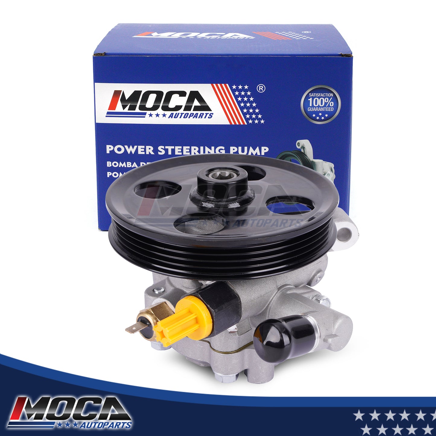 Bomba de dirección asistida MOCA compatible con Ford Fusion 3.5L 2010-2012 y Ford Edge 3.5L 2007-2010 y Lincoln MKZ 3.5L 2007-2012