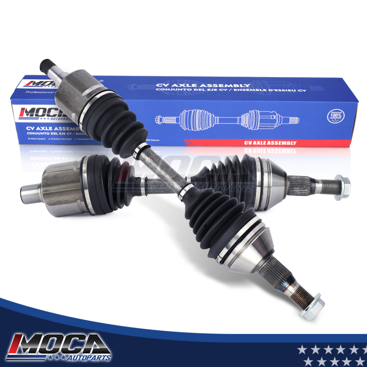 Conjunto de eje homocinético delantero izquierdo y derecho MOCA 2x apto para Buick Allure 2005-2008, Buick LaCrosse 2005-2009 y Pontiac Grand Prix 1998-2008