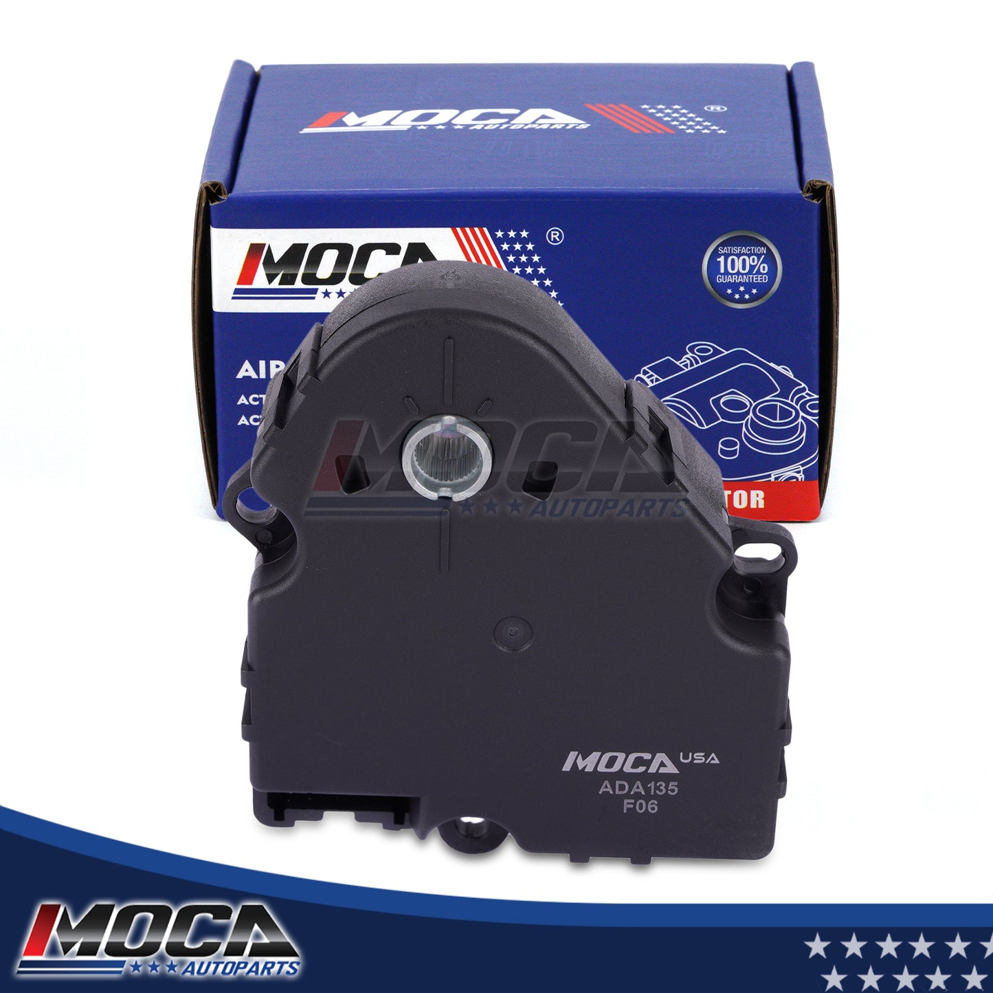 MOCA 604-135 HVAC Heater Air Blend Door Actuator Fit for 2009-2012 Chevrolet Malibu & 2005-2010 Pontiac G6 & 2007-2009 Saturn Aura