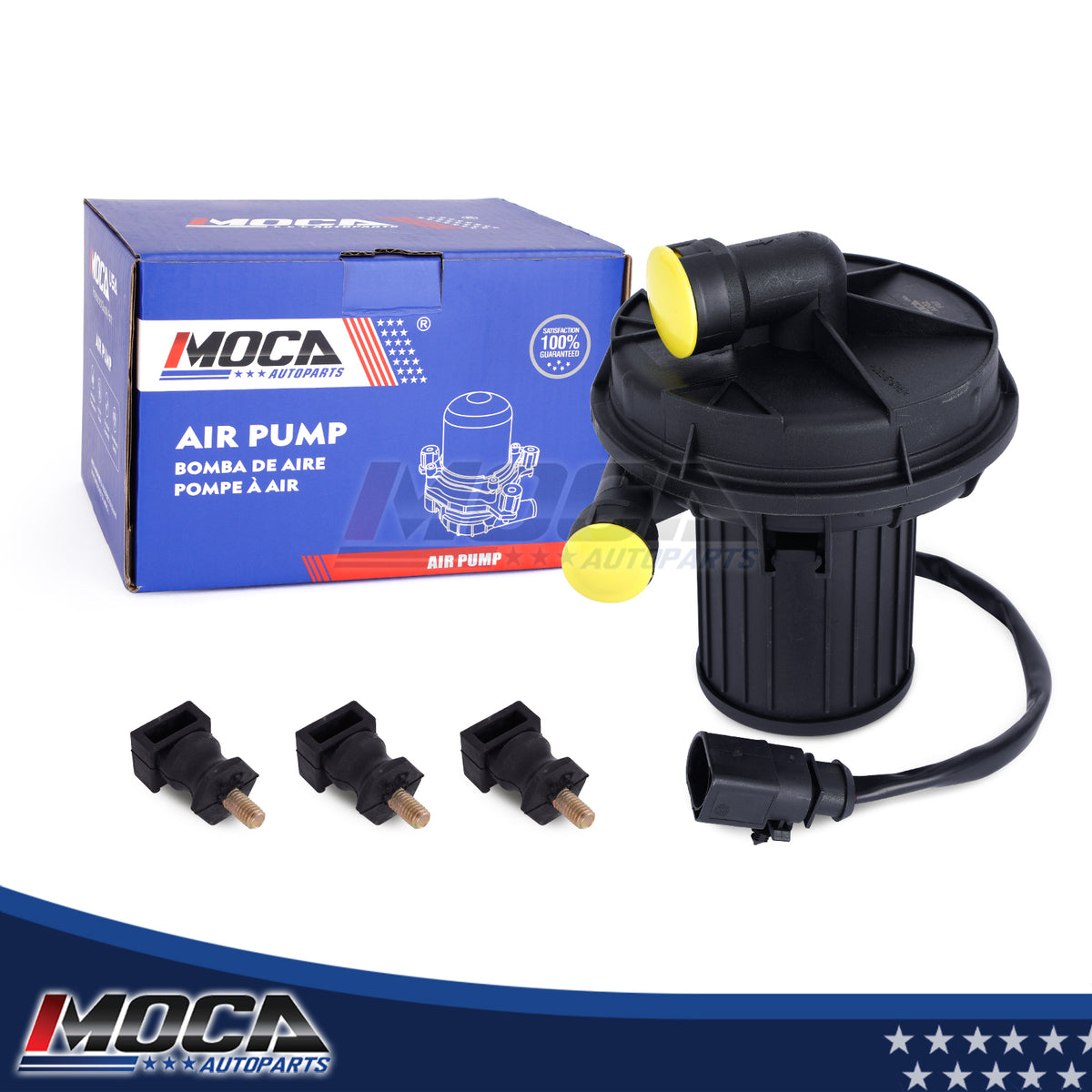 Bomba de inyección de aire secundaria MOCA 079959231A compatible con Audi A5 Quattro 3.2L (2008-2010), Audi Q5 3.2L (2009-2012), Audi S5 4.2L (2008-2010) y Audi SQ5 3.0L (2014-2017)