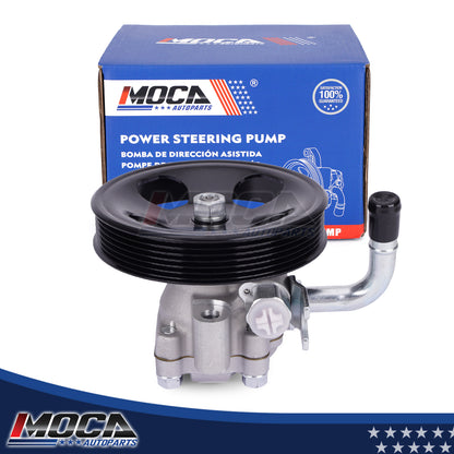 MOCA 96-05449 Power Steering Pump Fit for 2005-2009 Hyundai Tucson 2.7L & 2005-2010 Kia Sportage 2.7L