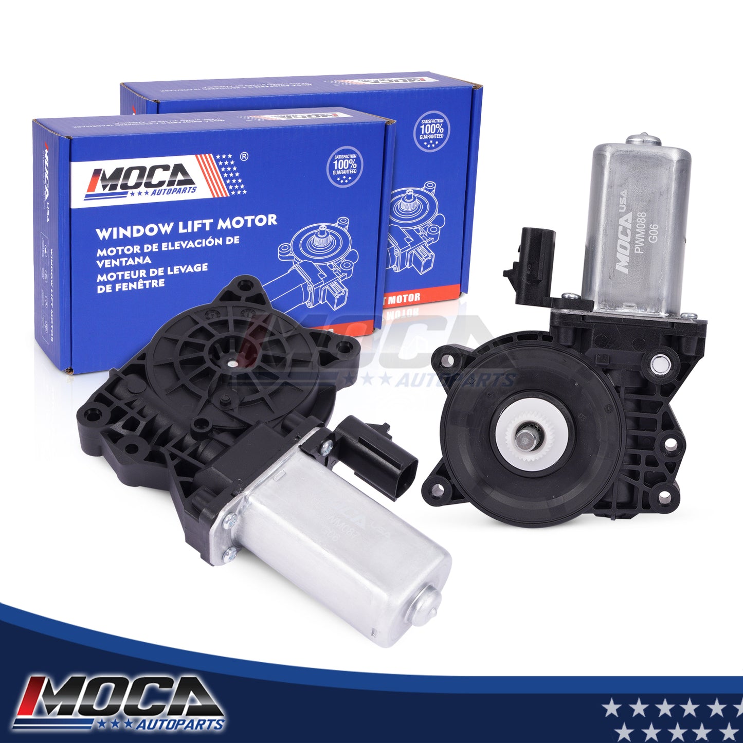 MOCA Front Rear Power Window Motor Fit for 2013-2020 Chevrolet Sonic & 2016 Chevrolet Cruze Limited & 2012/4/26-2015 Chevrolet Cruze