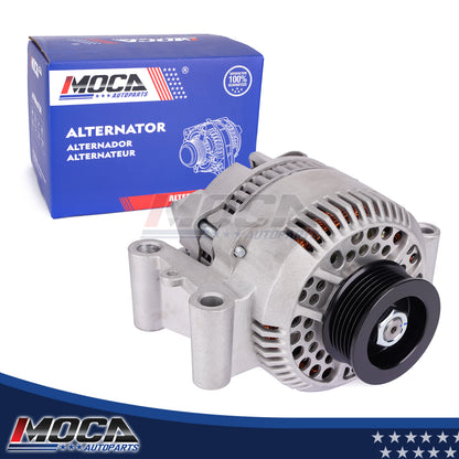 MOCA N7759 Alternator Fit for 1996-2005 Ford Ranger 3.0L & 1997-2003 Ford E-150 E-250 4.2L & 1997-2005 Mazda B3000 3.0L