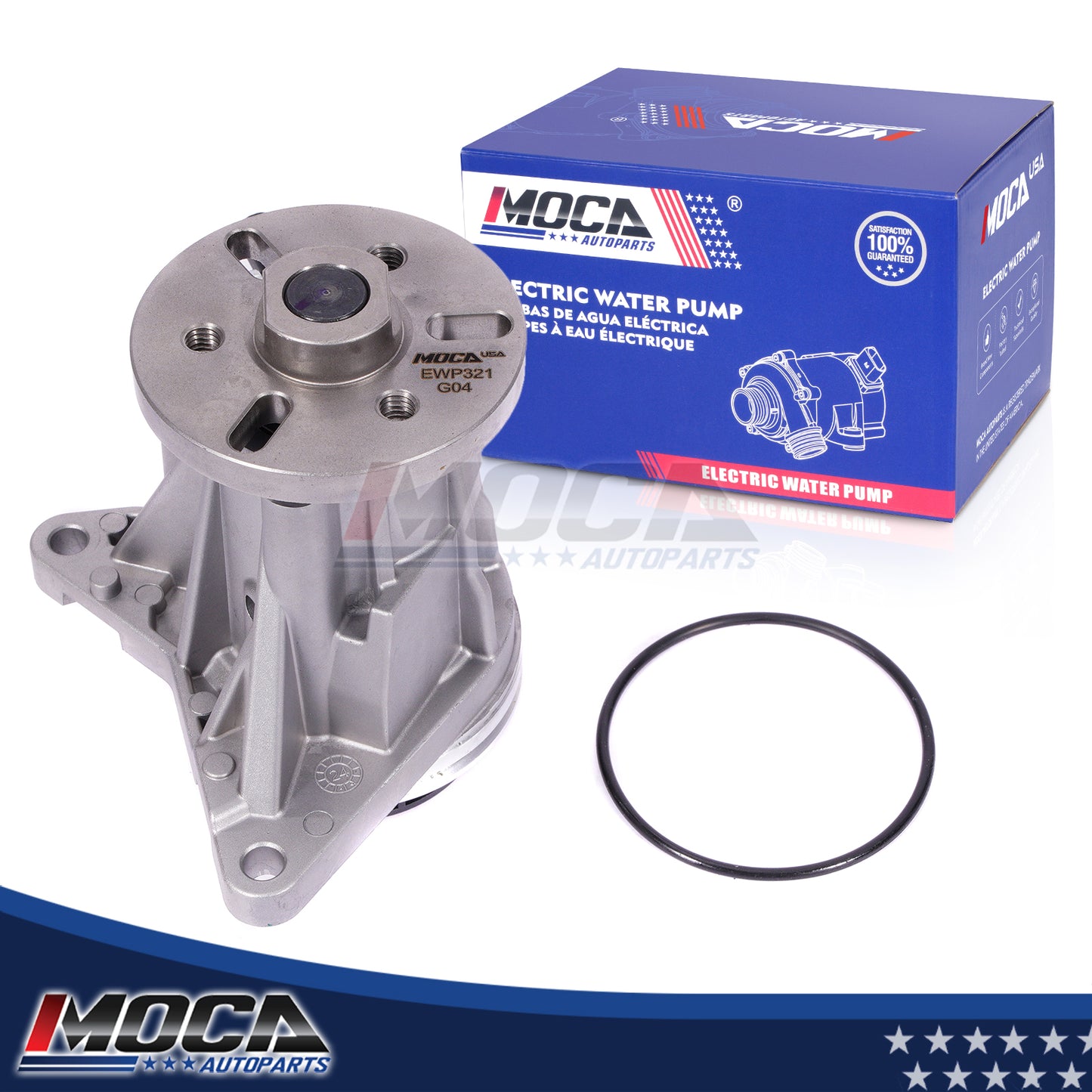 MOCA Electric Engine Water Pump Fit for 2016-2021 Land Rover Range Rover 3.0L & 2016-2021 Land Rover Range Rover Sport 3.0L & 2017-2020 Land Rover Discovery 3.0L