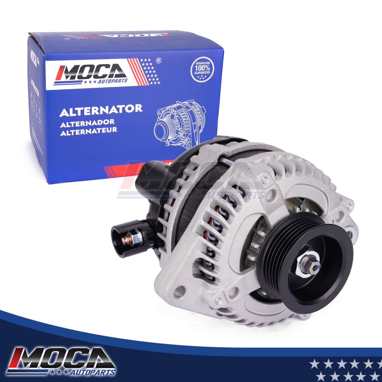 MOCA AN11150 Alternator Fit for 2003-2006 Acura MDX 3.5L & 2004-2008 Acura TL 3.2L & 2005-2008 Honda Pilot 3.5L
