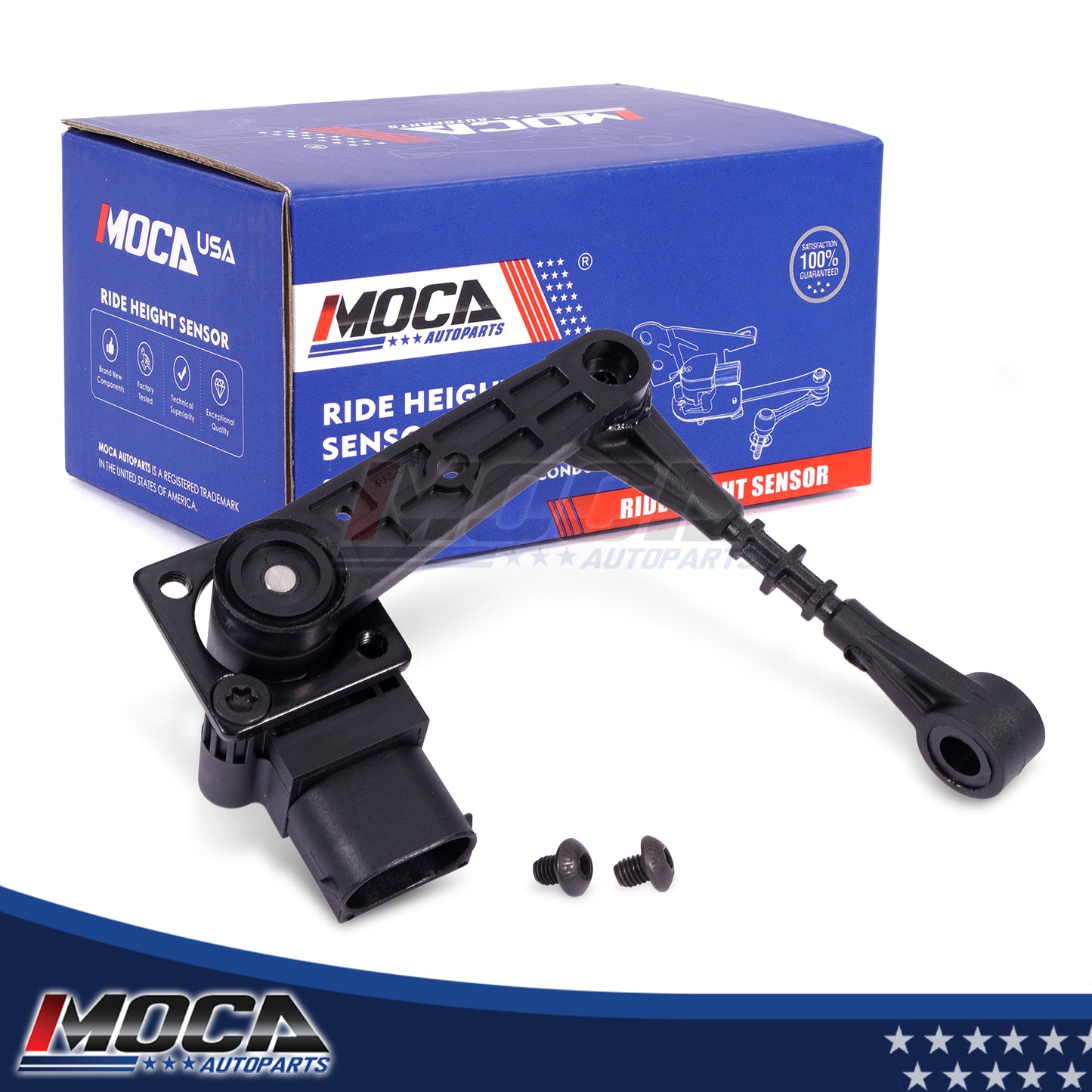 MOCA V48-72-0088 Front Left Ride Leveling Height Sensor Fit for 2005-2009 Land Rover LR3 4.0L 4.4L & 2009 Land Rover LR3 4.4L & 2006 Land Rover LR3 4.0L