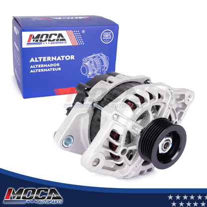 MOCA N13209 Alternator Fit for 2012-2017 Hyundai Accent 1.6L & 2012-2017 Hyundai Veloster 1.6L & 2012-2013 Kia Rio 1.6L