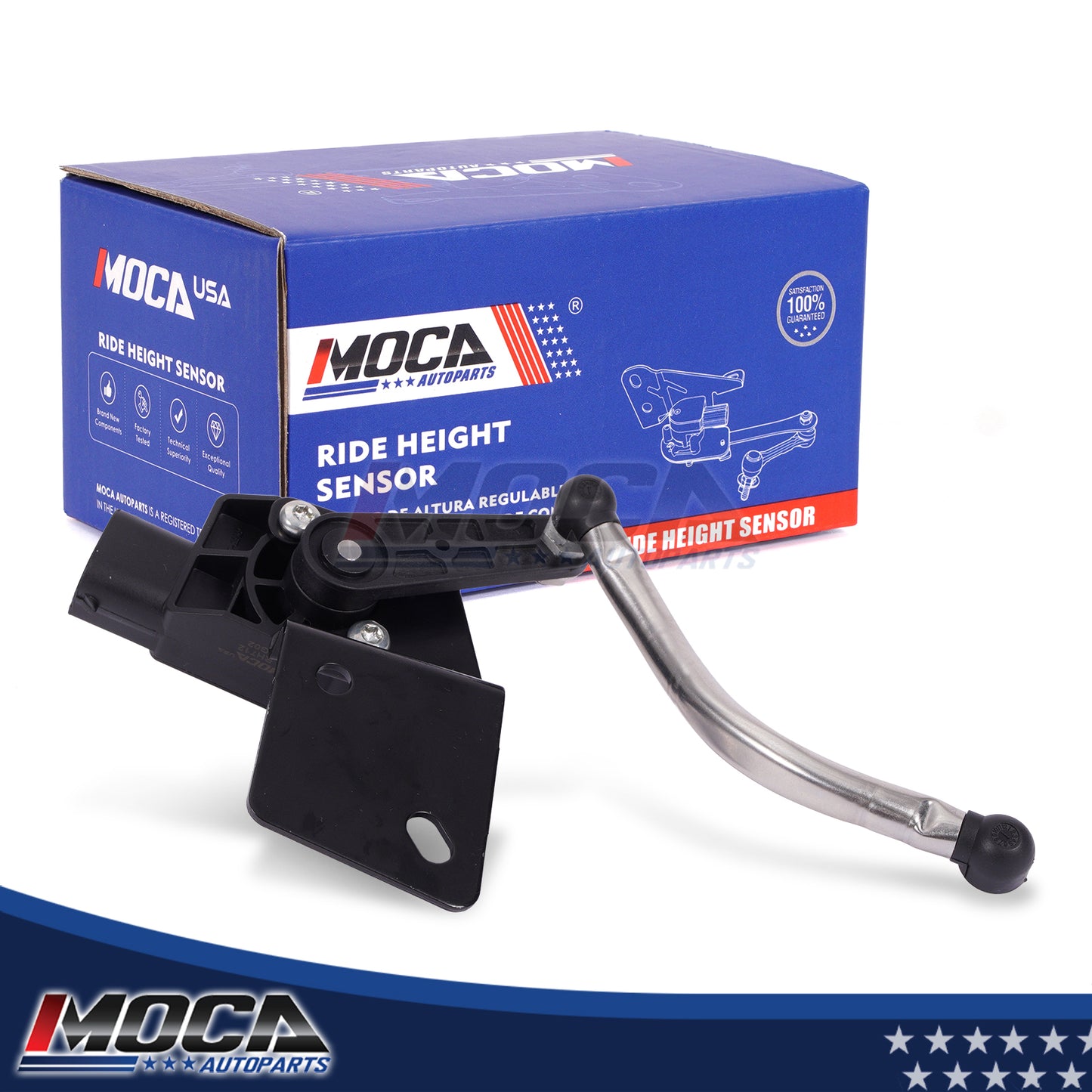 MOCA RH3712 Front Left Ride Height Level Sensor Fit for 2011-2015 Dodge Durango 3.6L 5.7L & 2011-2015 Jeep Grand Cherokee 3.6L 5.7L & 2012-2015 Jeep Grand Cherokee 6.4L