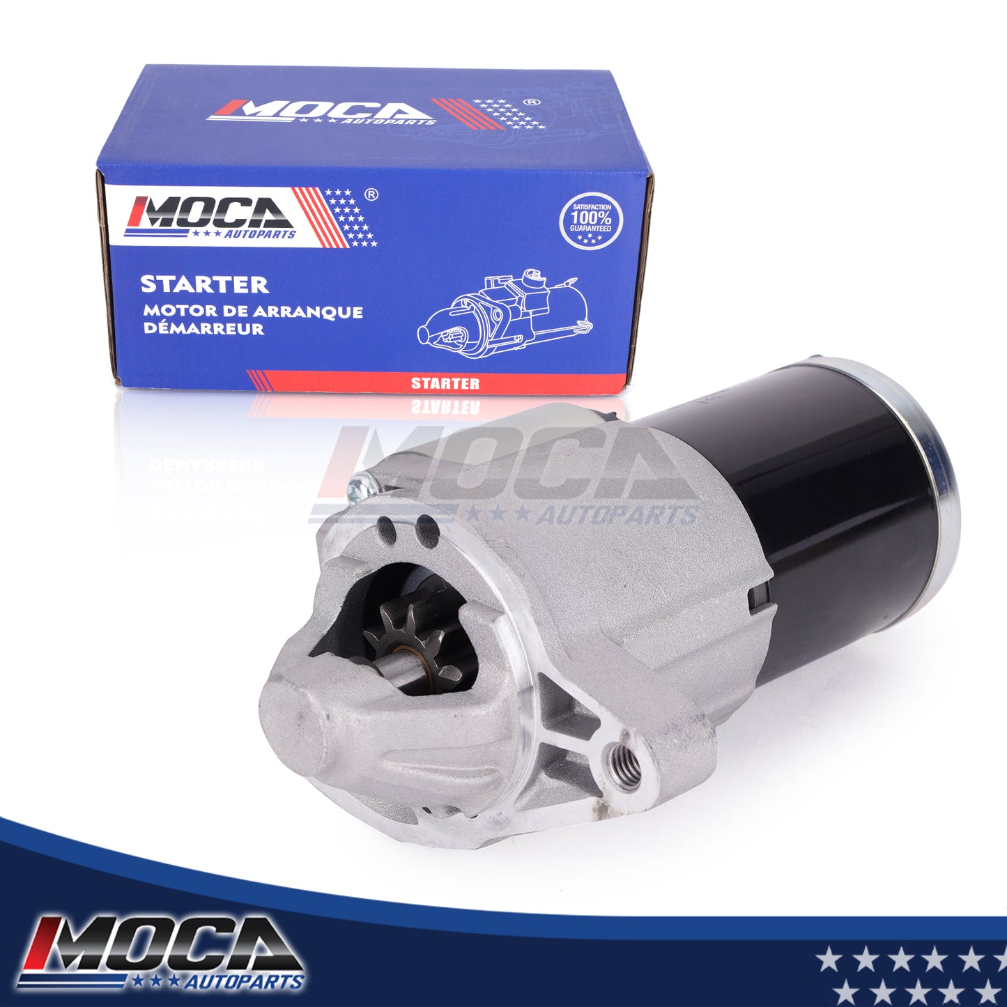 Motor de arranque MOCA 17948 compatible con Dodge Durango 5.7L 2011-2020 y Jeep Grand Cherokee 5.7L 2005-2020 y Ram 2500 3500 5.7L 2011-2018