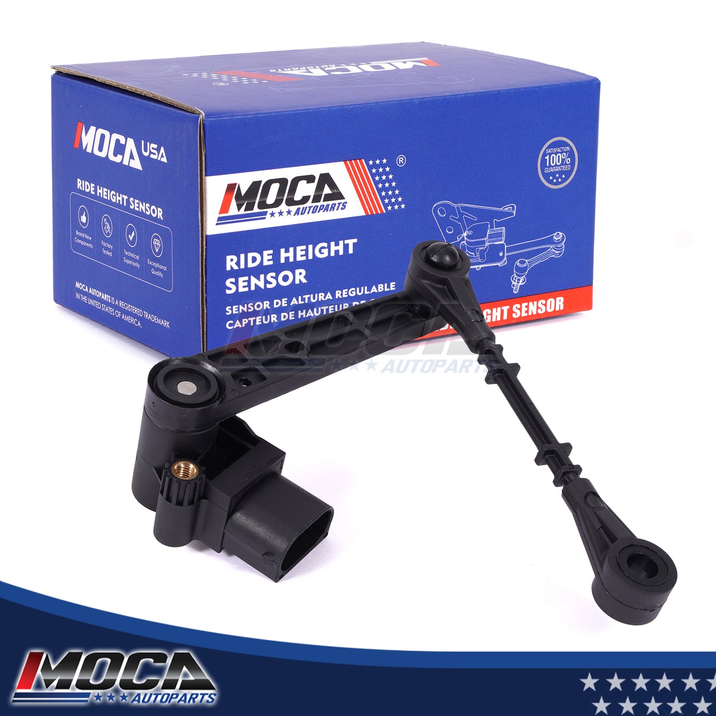 MOCA 927-008 Rear Ride Leveling Height Sensor Fit for 2015-2018 Land Rover Discovery Sport & 2010-2016 Land Rover LR4 & 2010-2016 Land Rover Range Rover Sport