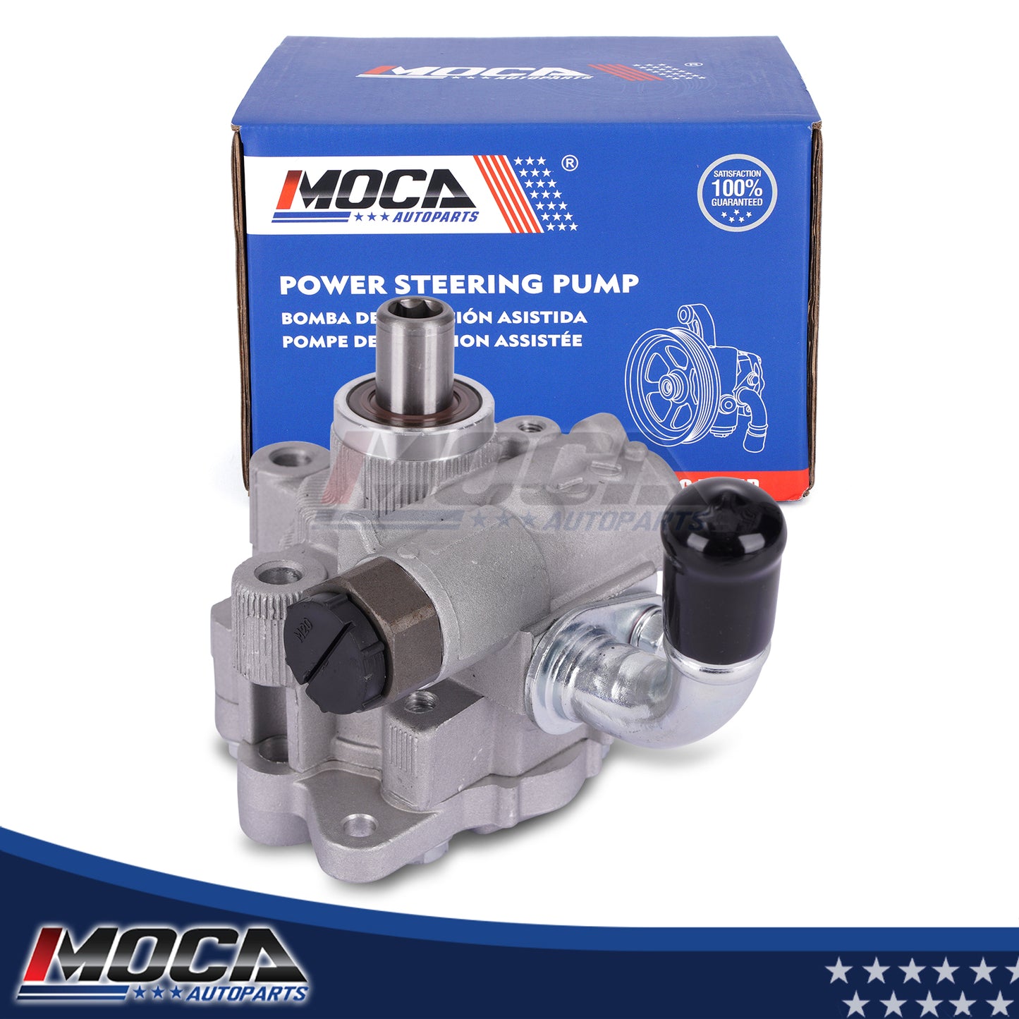 MOCA Power Steering Pump Fit for 2006-2010 Jeep Commander 5.7L & 2005-2010 Jeep Grand Cherokee 5.7L