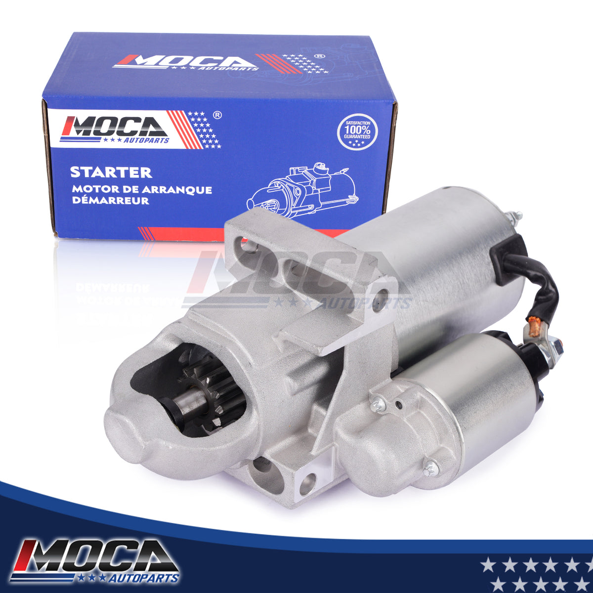 Motor de arranque MOCA 6449 compatible con Chevrolet Express 1500, 2500 y 3500 de 2002 y GMC Savana 1500, 2500 y 3500 de 2002