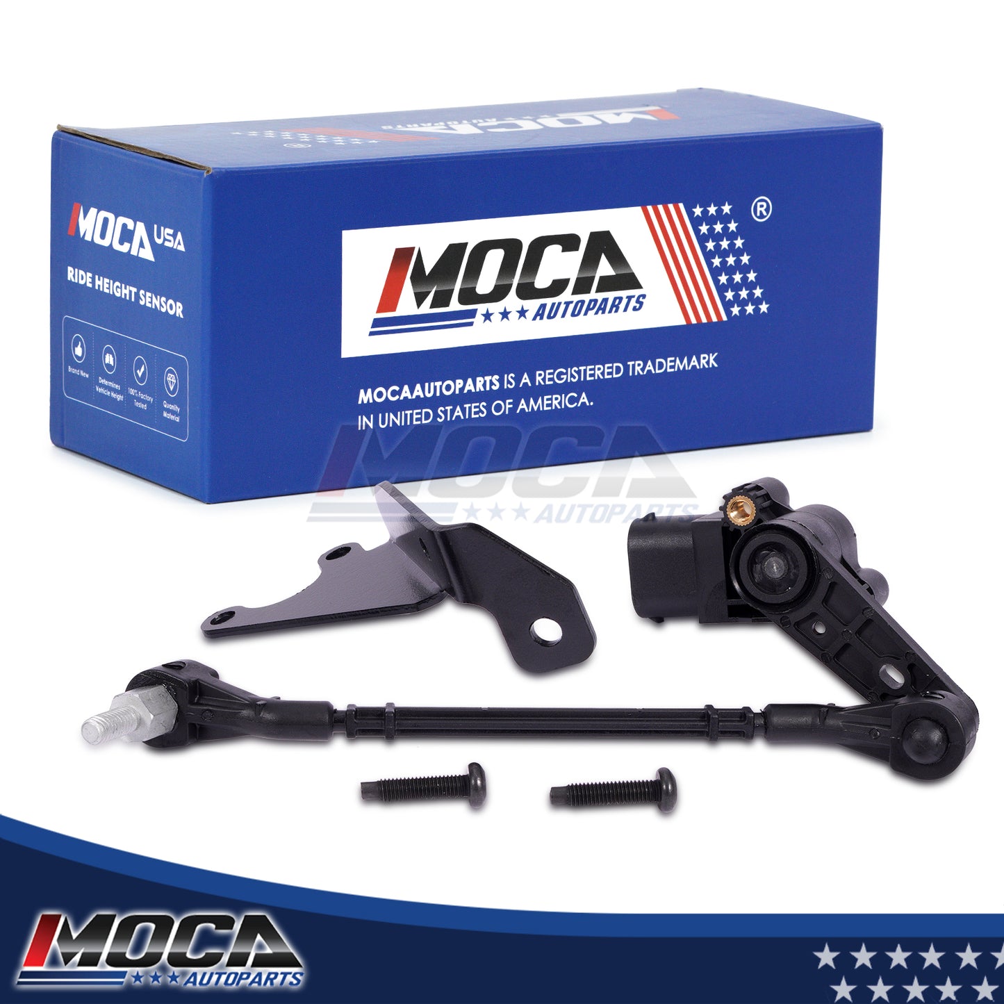 MOCA V48-72-0086 3 Pins Front Left Ride Leveling Height Sensor Fit for 2003-2009 Land Rover Range Rover 4.2L 4.4L