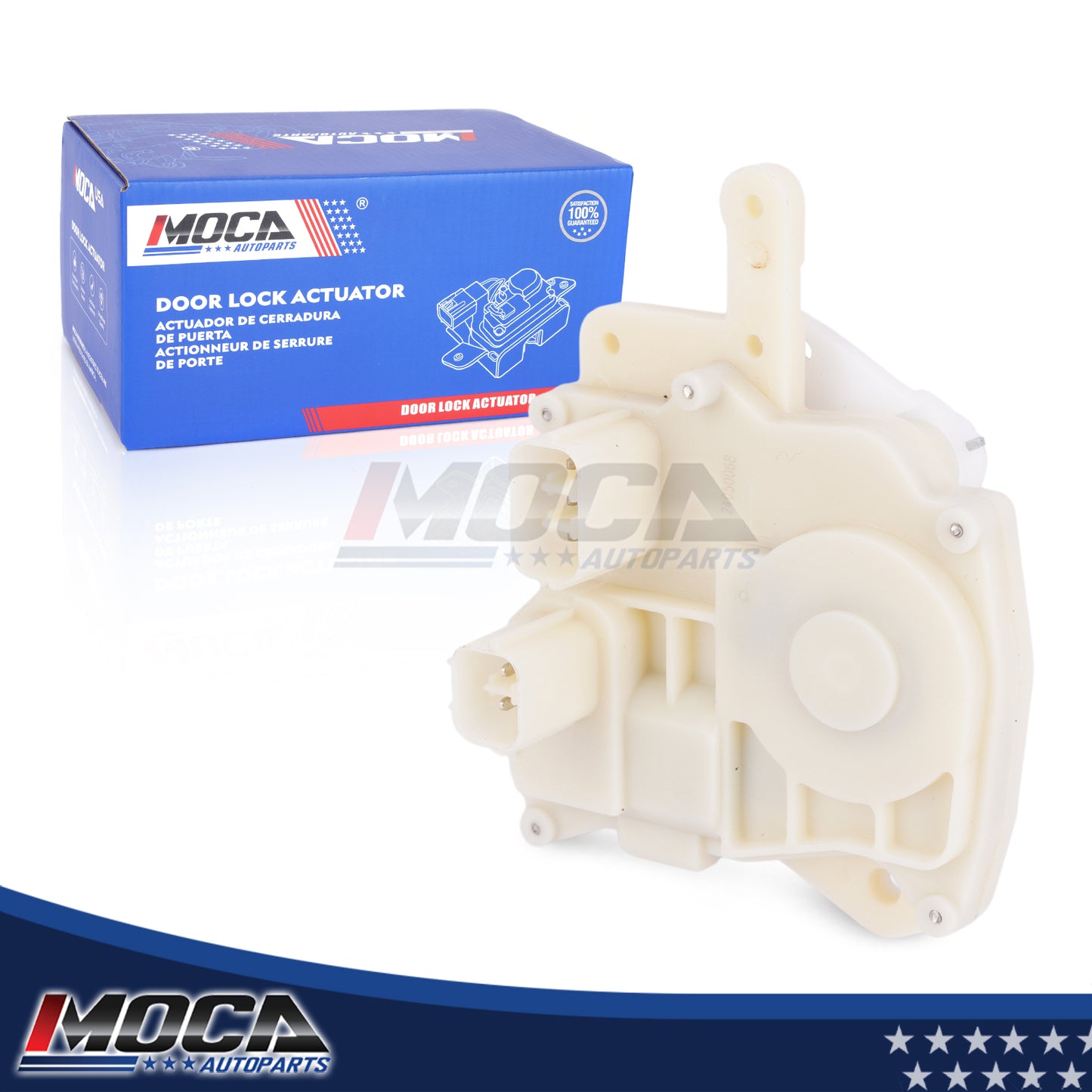 MOCA 746-362 Front Rear Left Door Lock Actuator Fit for 2001-2006 Acura MDX & 2002-2005 Honda Civic & 2000-2006 Honda Insight & 2000-2009 Honda S2000
