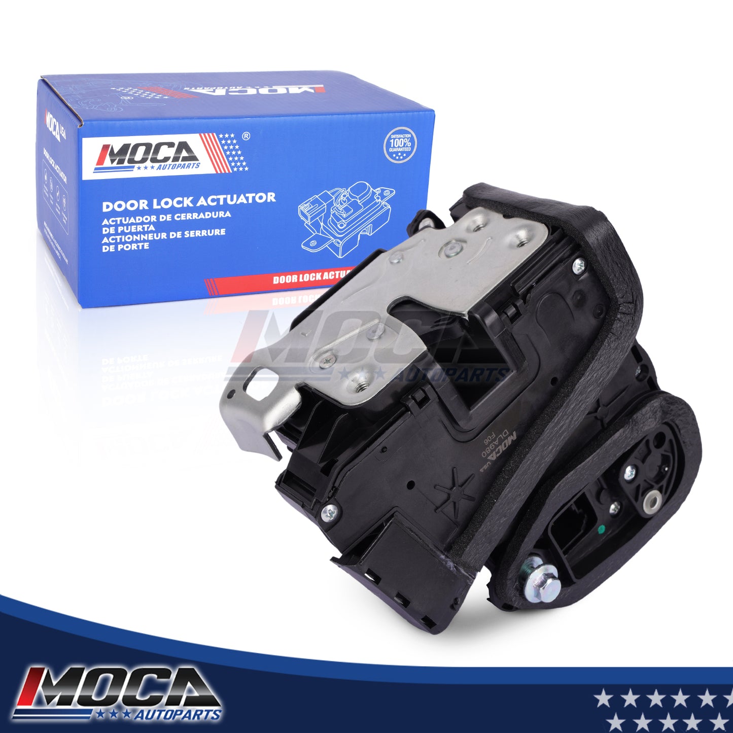 MOCA 937-980 Actuador de cerradura de puerta delantera izquierda compatible con Cadillac ATS 2.0L 2016-2019 y Cadillac XT5 3.6L 2017-2021 y GMC Yukon 5.3L 6.2L 2016-2020