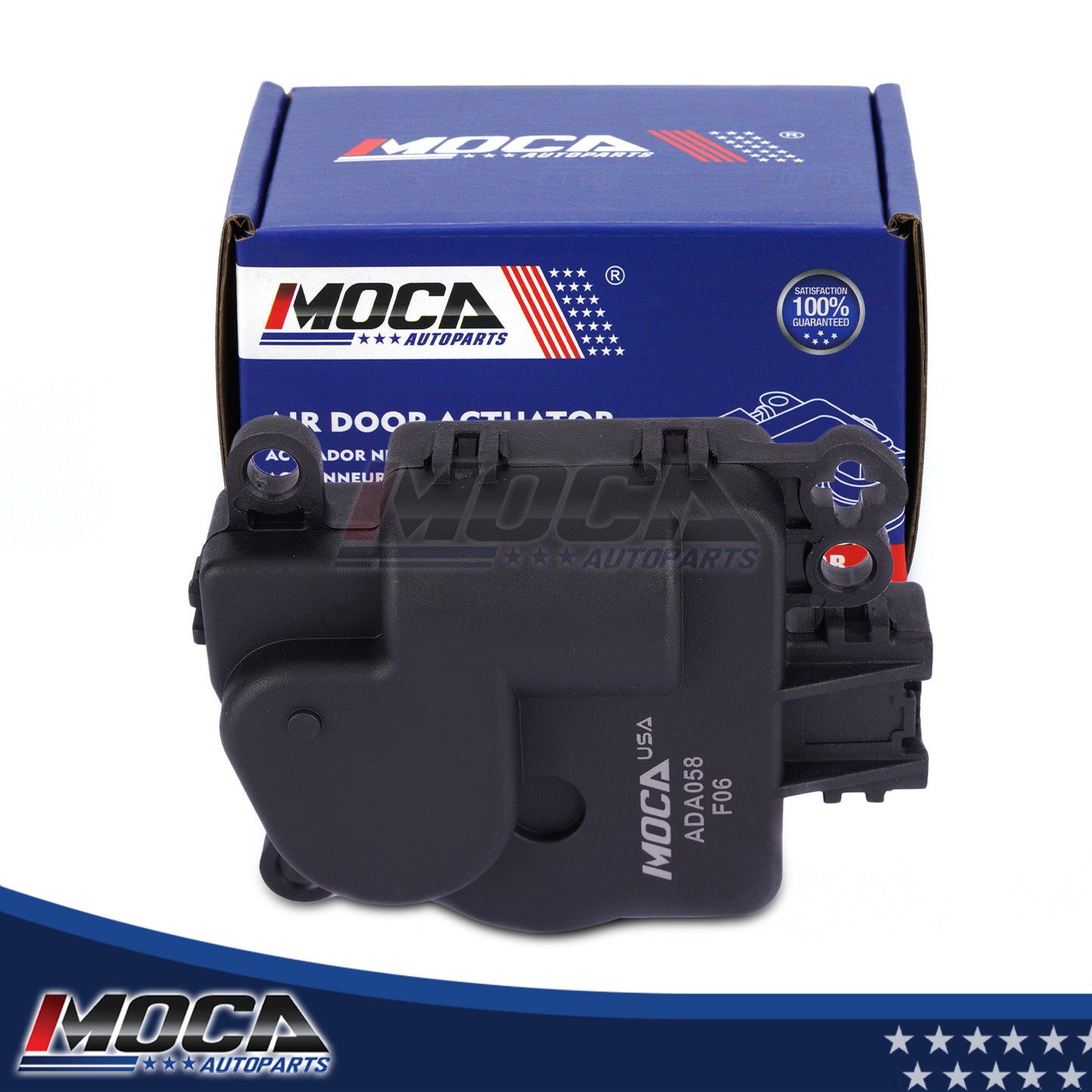 MOCA 604-058 Actuador de puerta de mezcla de aire del calentador HVAC compatible con Dodge Durango Auxiliar 2014-2023