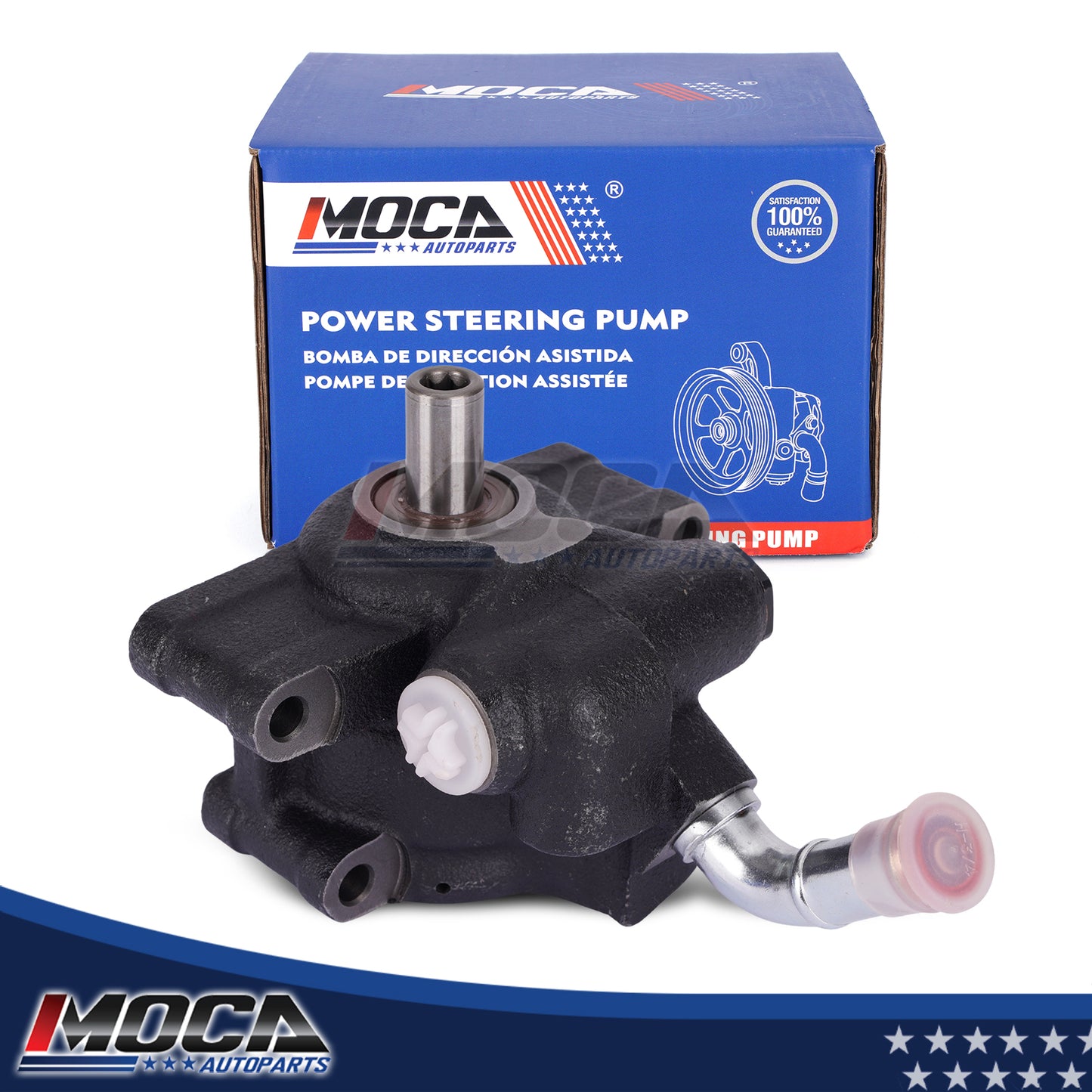 MOCA Power Steering Pump Fit for 2001-2012 Ford Ranger L4 2.3L & 2001-2009 Mazda B2300 L4 2.3L