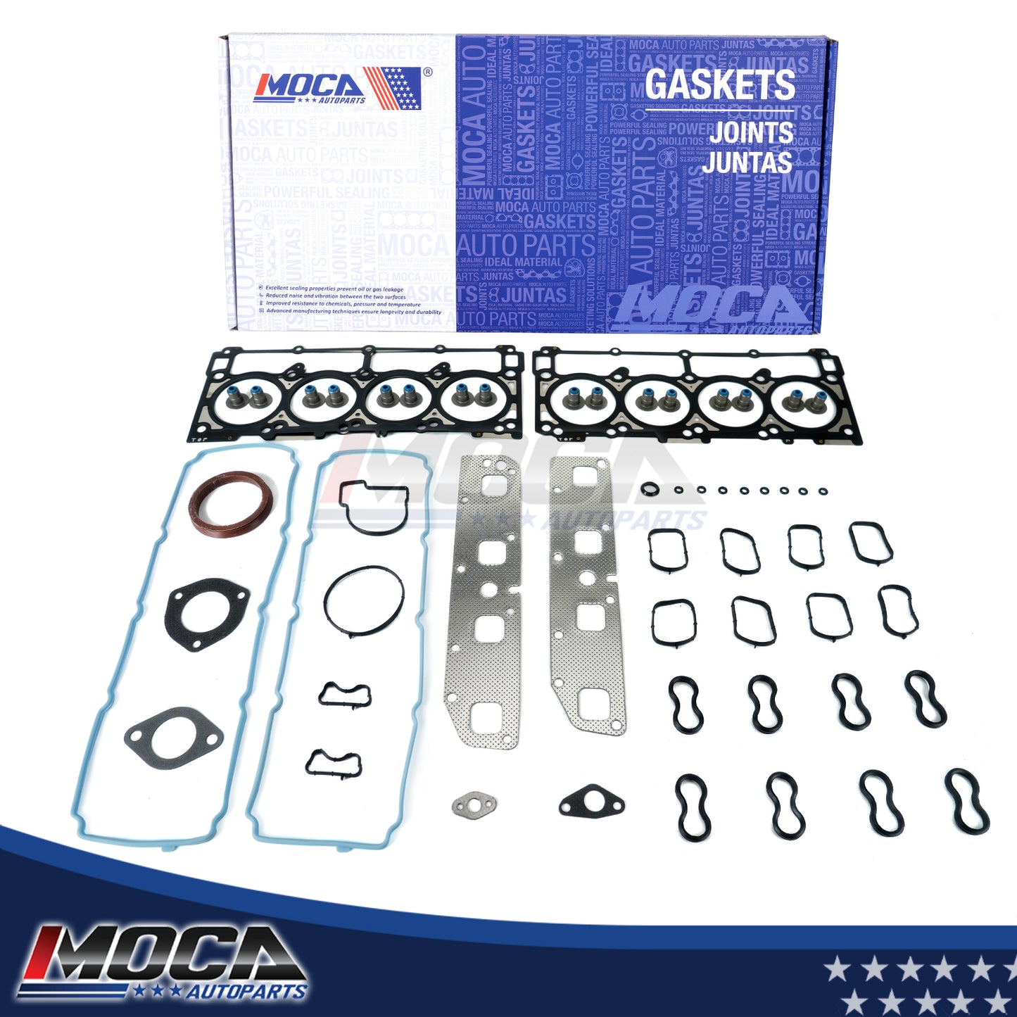 Juego de juntas de culata MOCA para Chrysler 300 5.7L (2006-2008) y Dodge Ram 1500 2500 3500 5.7L (2003-2008)