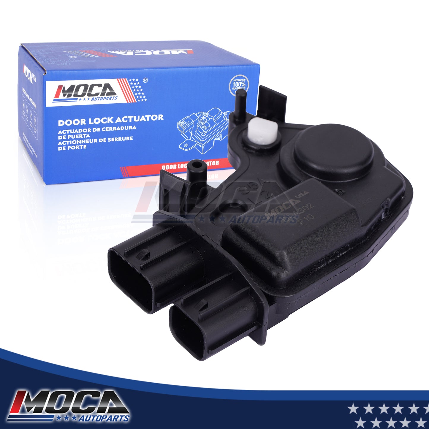 MOCA 746-302 Front Rear Left Door Lock Actuator Fit for 2002-2006 Acura RSX & 2003-2007 Honda Accord & 2005-2010 Honda Odyssey