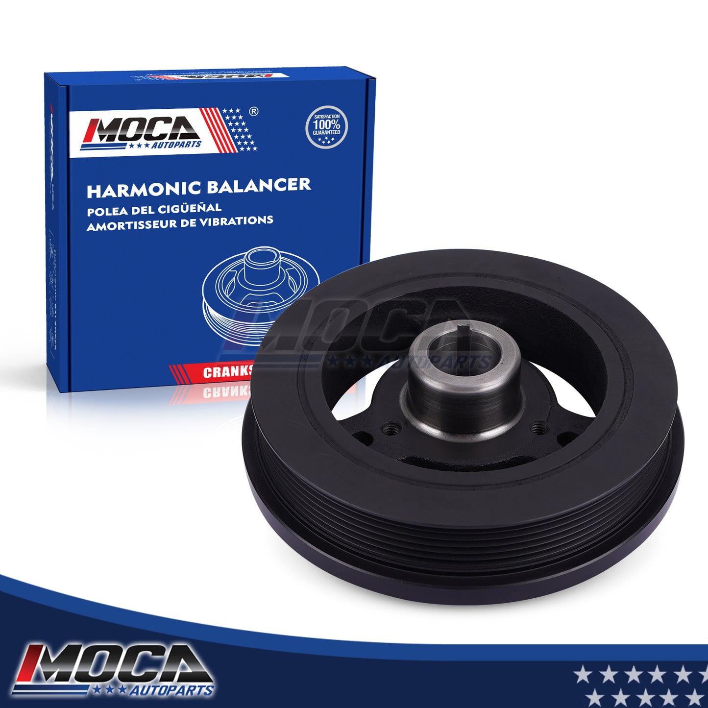Balanceador armónico de motor para Jeep Cherokee Comanche TJ Wagoneer Wrangler 4.0L