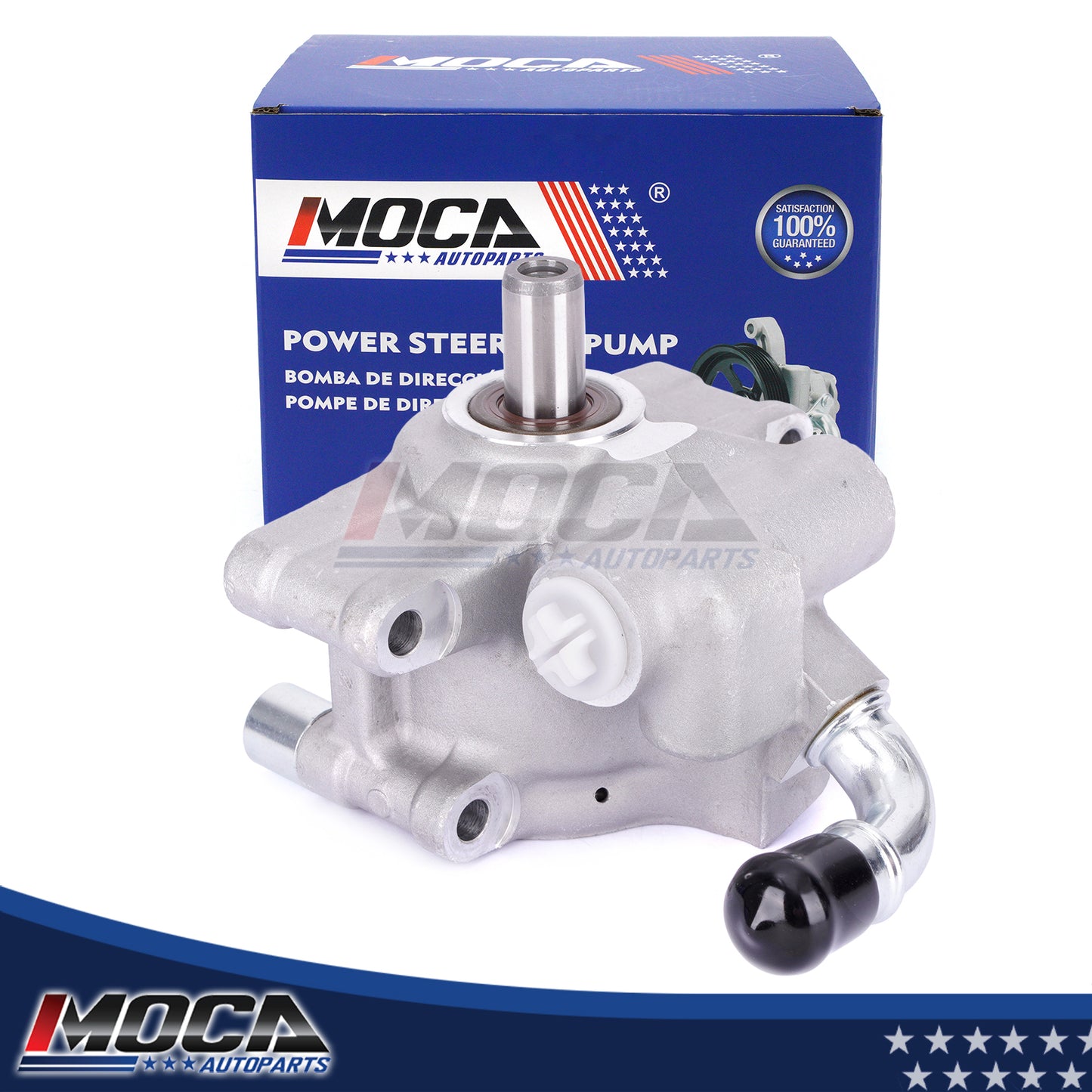 MOCA Power Steering Pump Fit for 2009-2012 Ford Flex 3.5L & 2010-2012 Ford Taurus 3.5L & 2009-2012 Lincoln MKS 3.7L