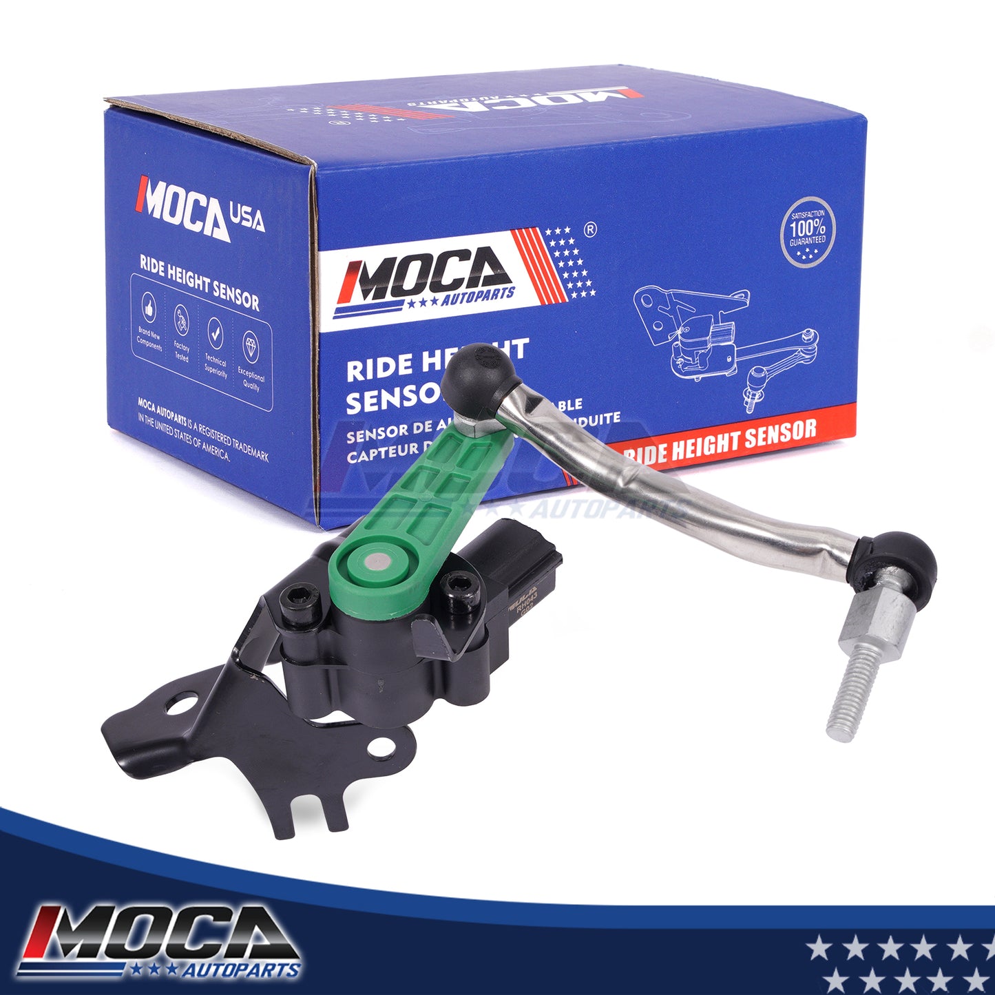 MOCA RH5043 Front Right Ride Leveling Height Sensor Fit for 2009-2016 Audi A4 A4 Quattro 2.0L & 2010-2017 Audi A5 Quattro 2.0L & 2010-2017 Audi S5 3.0L