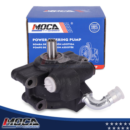 MOCA Power Steering Pump Fit for 2007-2009 Ford E-150 4.6L & 2007-2010 Ford E-350 Super Duty 6.8L