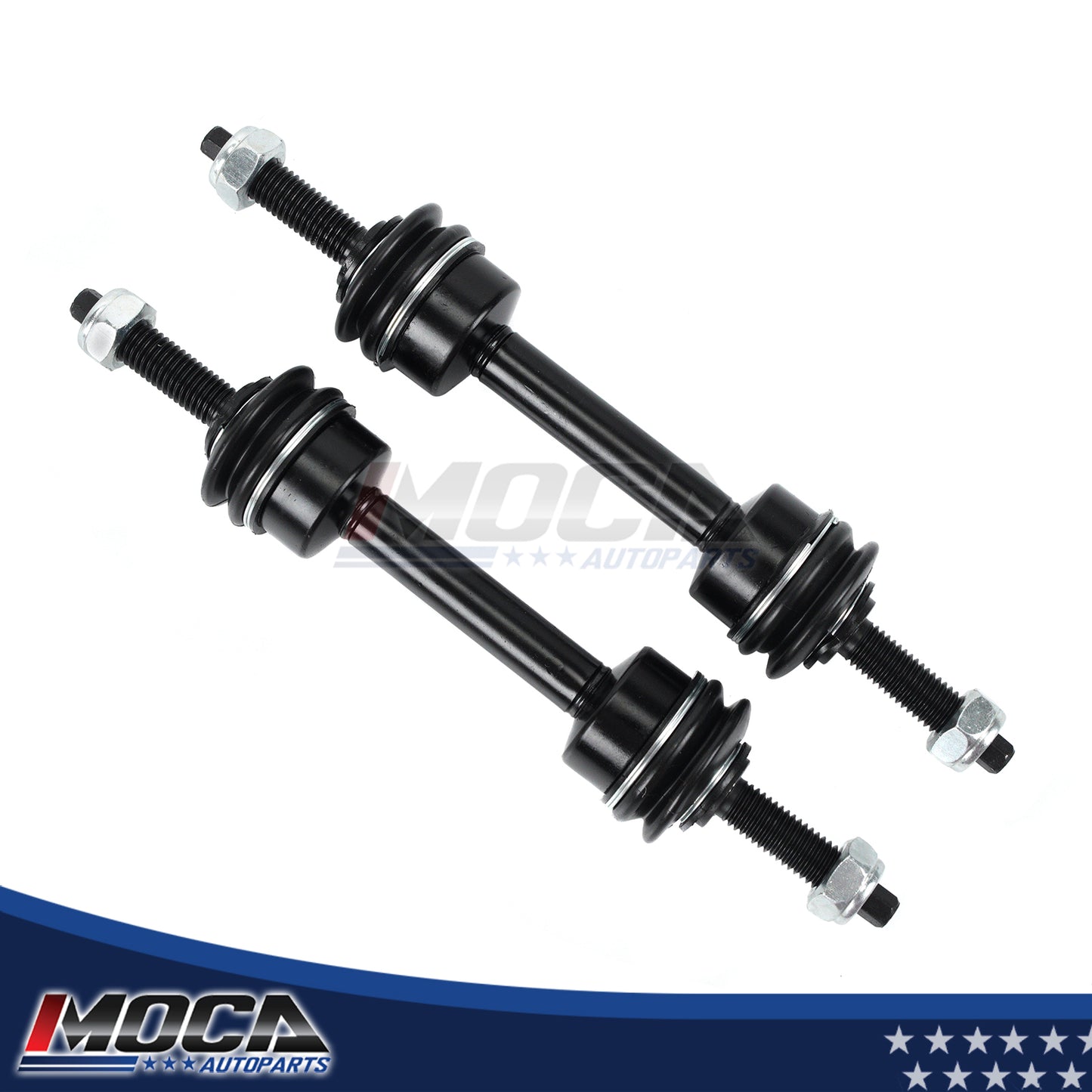 Enlaces de extremo de barra estabilizadora delantera MOCA 2X compatibles con Ford F-250 Super Duty y F-350 Super Duty 4WD 2010-2019