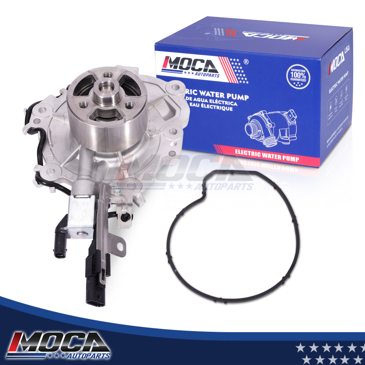 Bomba de agua eléctrica MOCA para Jaguar XF 2.0L (2018-2023), Jaguar E-Pace F-Type 2.0L (2018-2021) y Land Rover Range Rover Velar 2.0L (2018-2019 y 2021-2023)