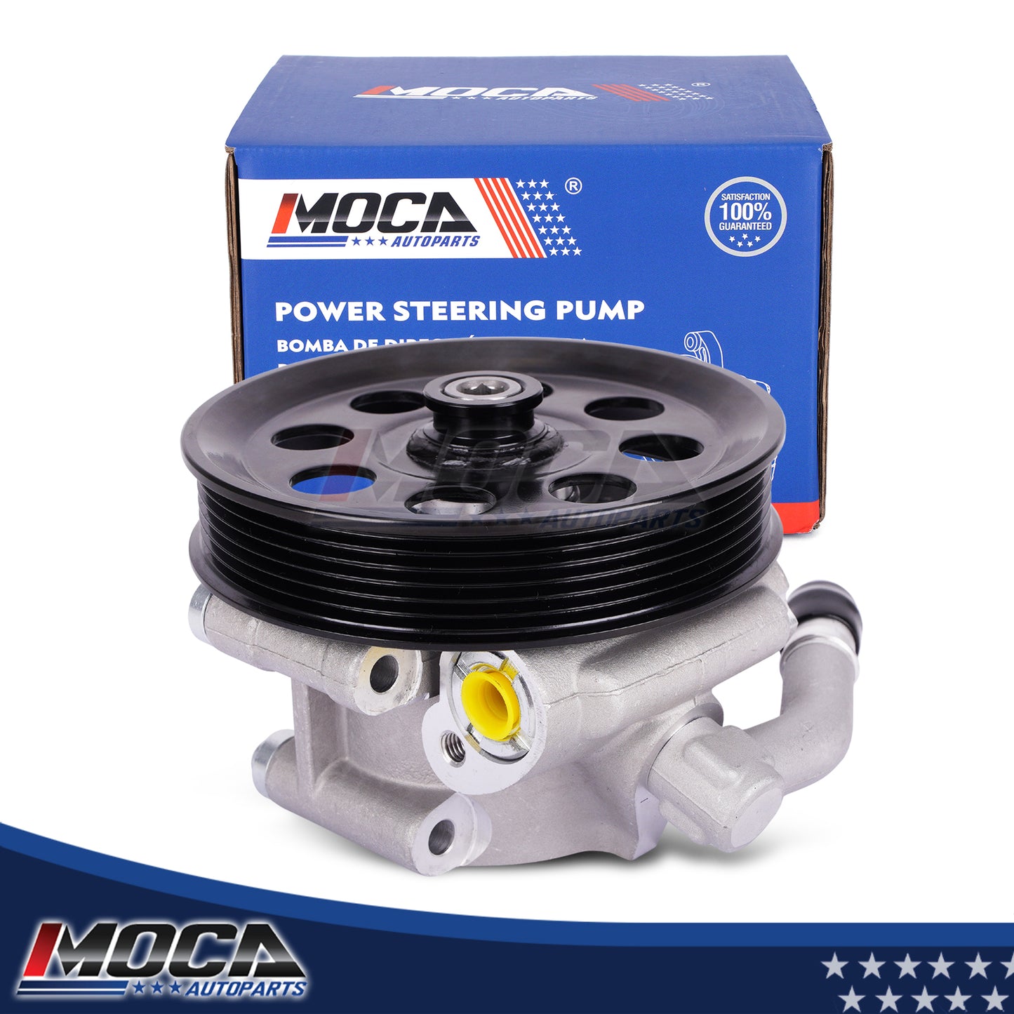 MOCA Power Steering Pump Fit for 2011-2014 Ford Expedition 5.4L & Lincoln Navigator 5.4L