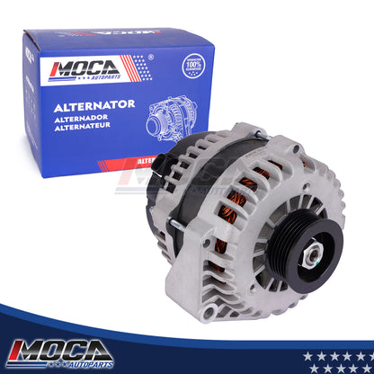 MOCA N8301 Alternator Fit for 2014-2015 Chevrolet Express 2500 3500 4500 6.0L & 2007-2014 GMC Sierra 1500 4.3L 5.3L 6.2L