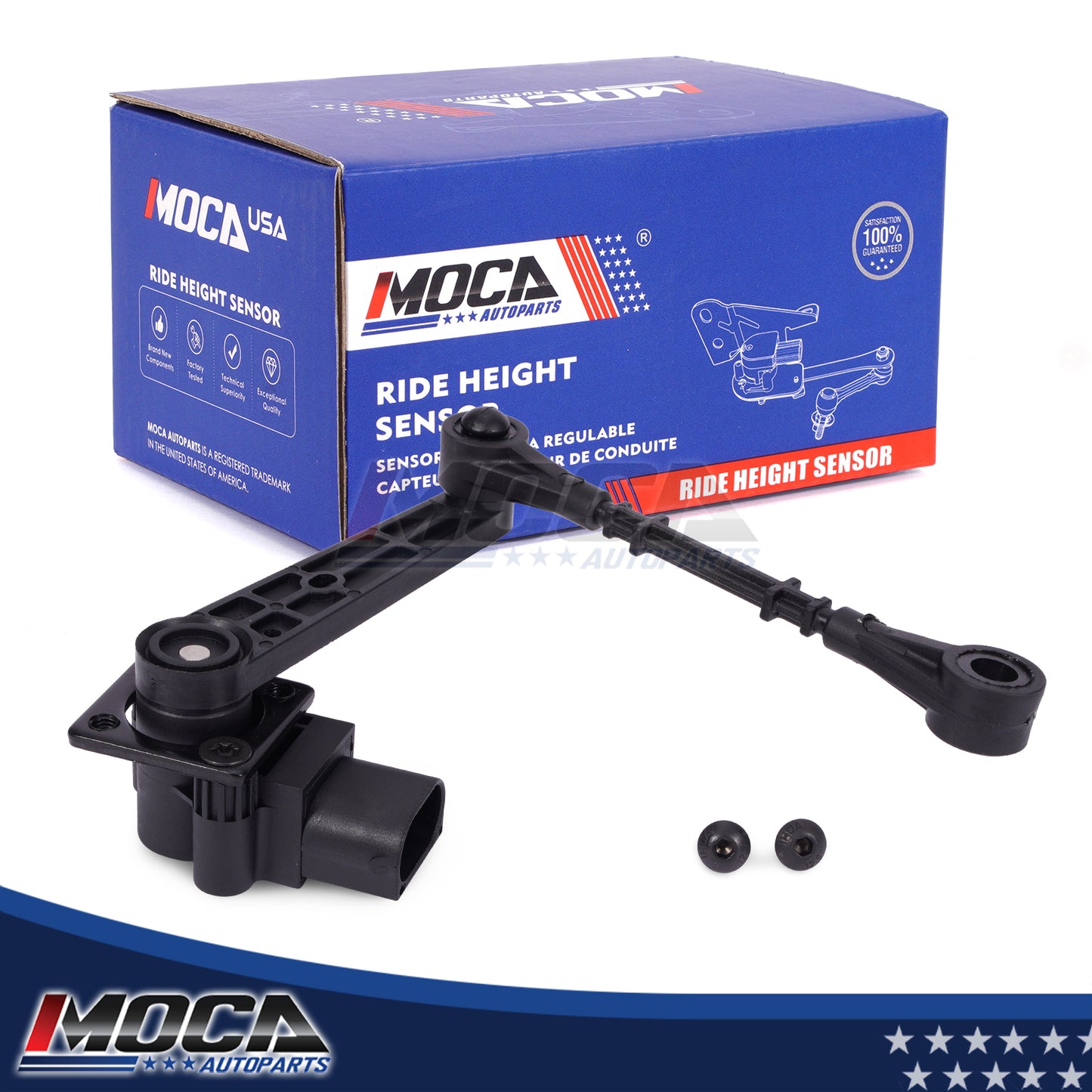 MOCA RH3877 Rear Right Ride Height Level Sensor Fit for 2005-2009 Land Rover LR3 4.0L 4.4L & 2006-2009 Land Rover Range Rover Sport 4.2L 4.4L