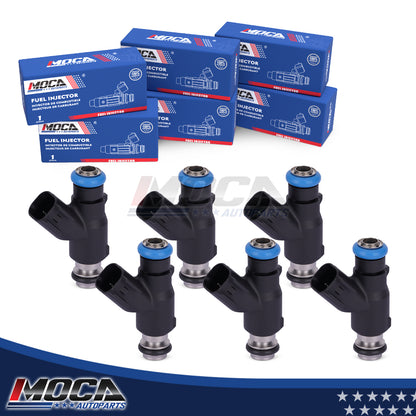 MOCA 6x Fuel Injectors FJ837 Fit for 2007-2012 Hyundai Veracruz 3.8L & 2006-2010 Hyundai Sonata 3.3L & 2006-2010 Kia Sedona 3.8L
