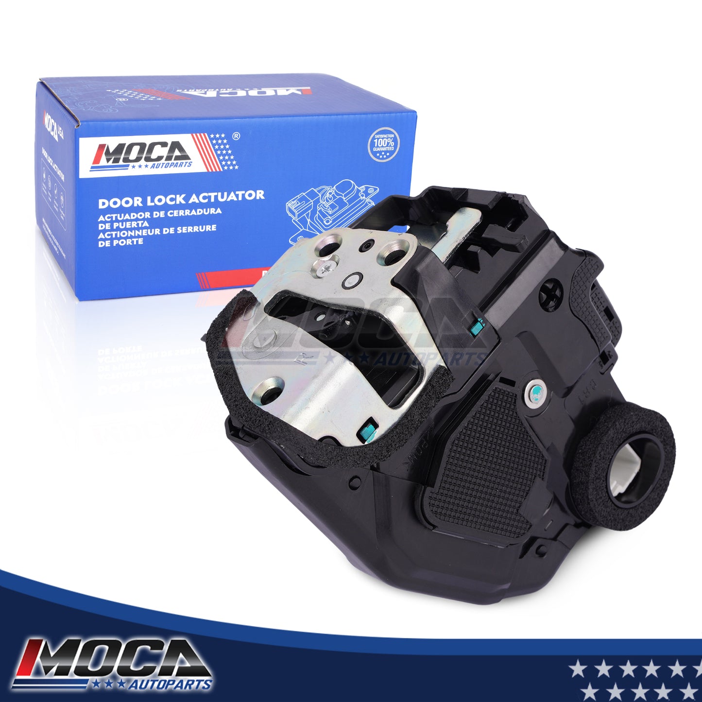 MOCA 931-487 Actuador de cerradura de puerta trasera derecha compatible con Toyota Sequoia 2008-2019 y Toyota Tundra 2007-2019