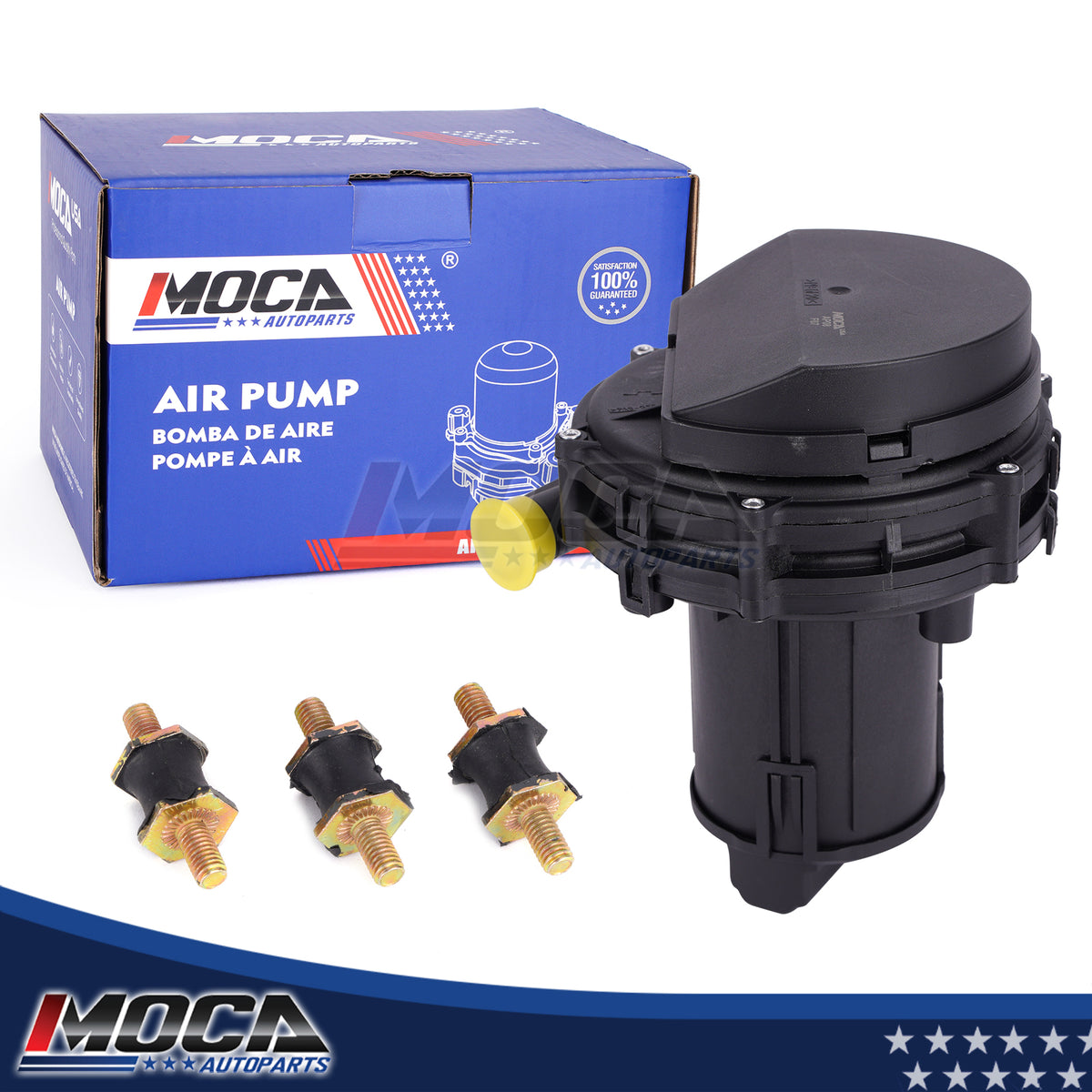 Bomba de inyección de aire secundaria MOCA 11727553056 compatible con BMW 320i 2.2L (2001-2005), BMW 325i 325xi 2.5L (2001-2005) y BMW 328i 2.8L (1996-2000)