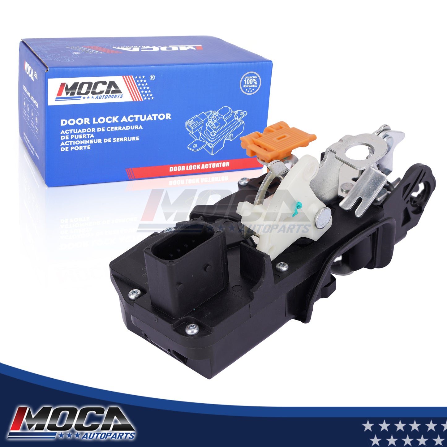 MOCA 931-303 Front Left Door Lock Actuator Fit for 2007-2009 Cadillac Escalade & 2007-2009 Chevrolet Silverado 1500 2500 3500 & Yukon XL 1500 2500