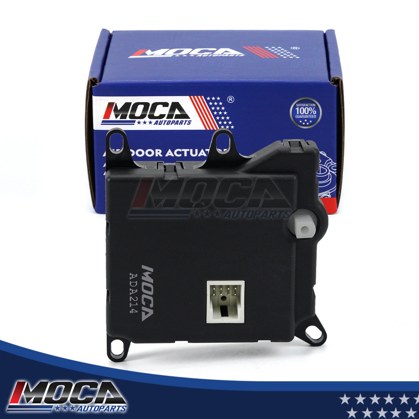 Actuador de puerta de mezcla de aire de calefacción MOCA 604-214 HVAC compatible con Ford Crown Victoria (1992-2011), Lincoln Town Car (1990-1992) y Mercury Grand Marquis (1990-2011)