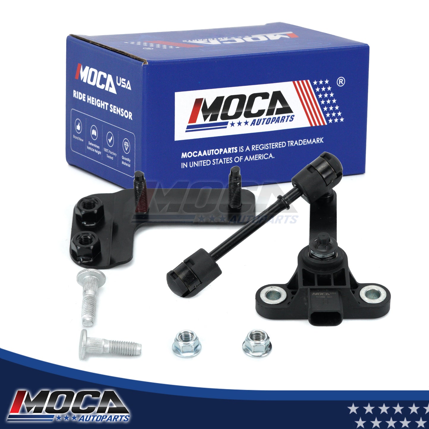 MOCA Front Left Suspension Ride Height Sensor Fit for 2003-2006 Ford Expedition Lincoln Navigator