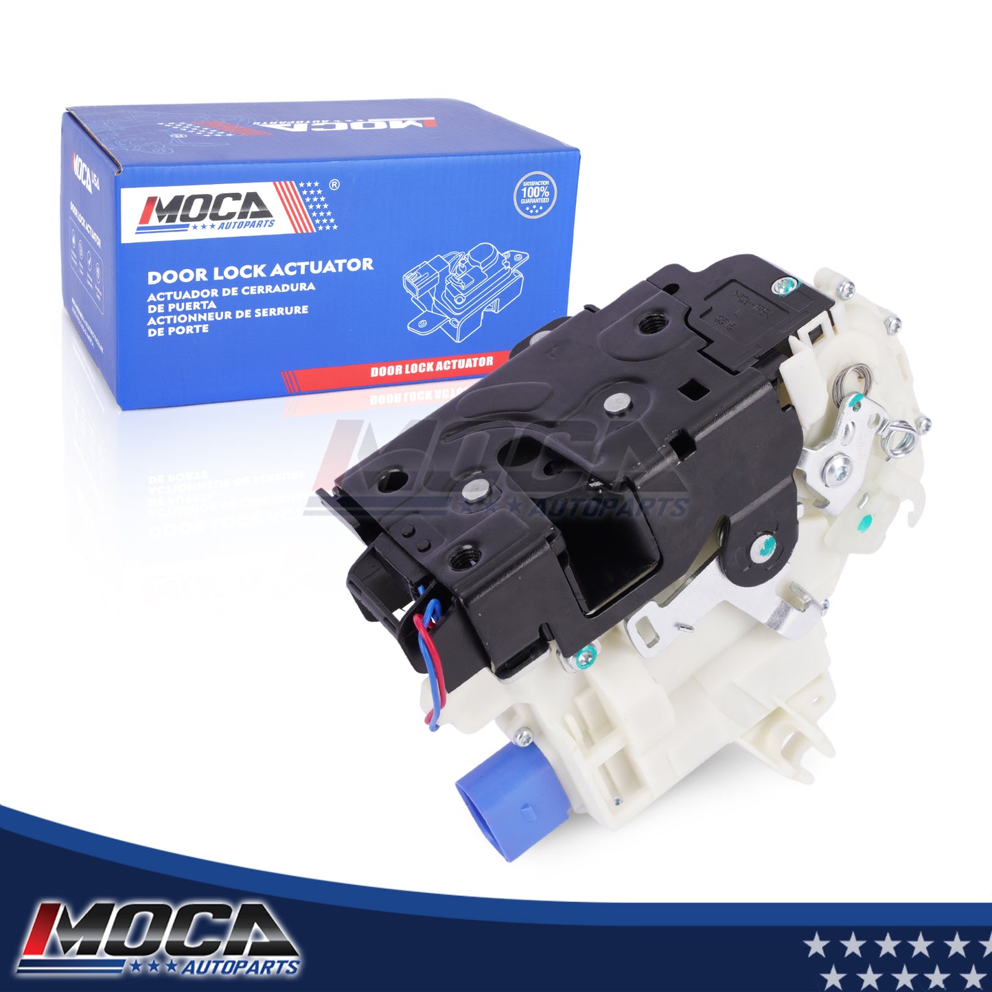 MOCA 931-502 Actuador de cerradura de puerta delantera izquierda compatible con Volkswagen Beetle 2003-2010, Volkswagen Jetta 2005-2010 y Volkswagen Bora 2005-2010
